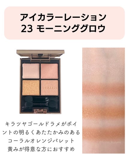 アイカラーレーション/LUNASOL/アイシャドウパレットを使ったクチコミ(9枚目)