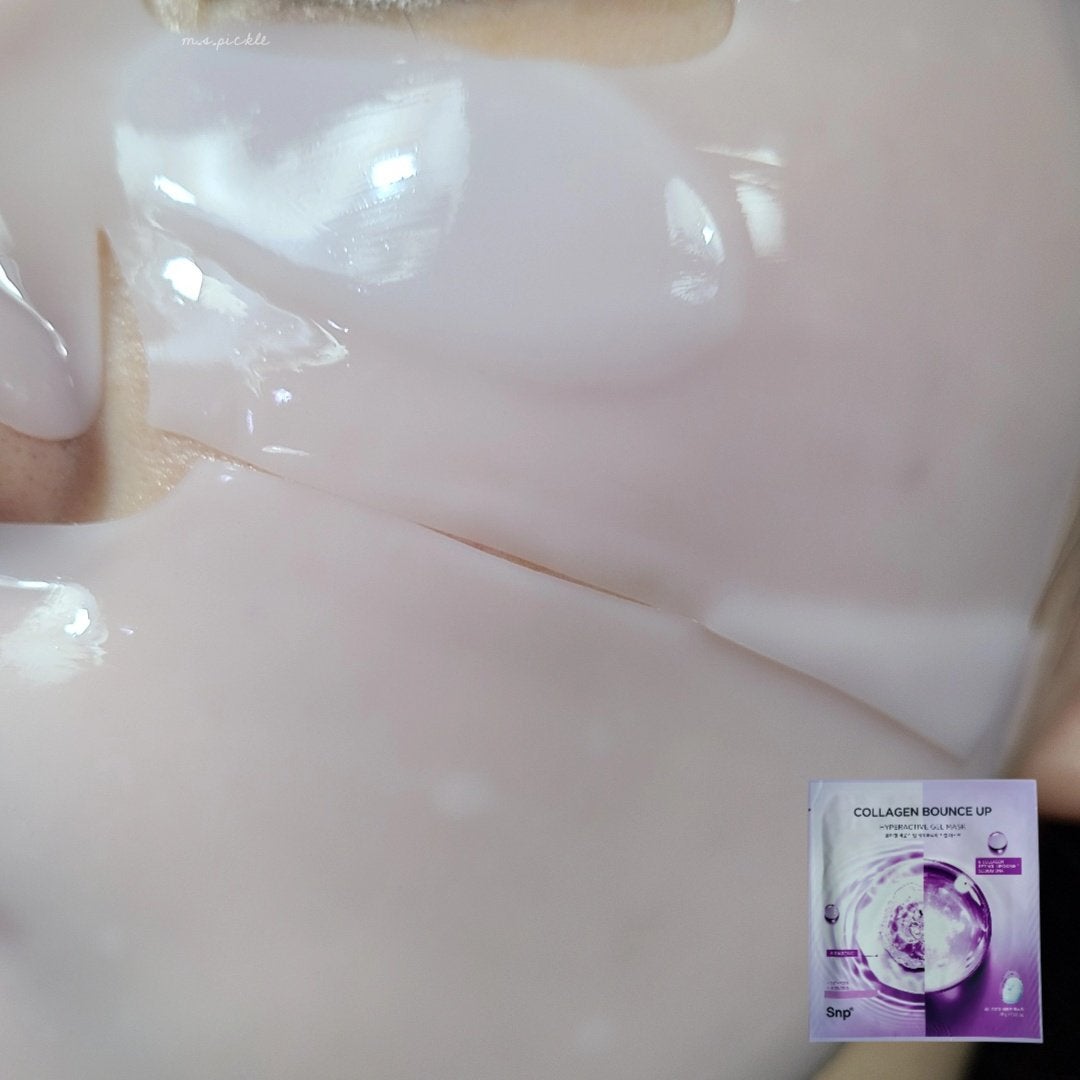 コラーゲンバウンスアップハイパーアクティブゲルマスク/SNP/シートマスク・パックを使ったクチコミ(3枚目)