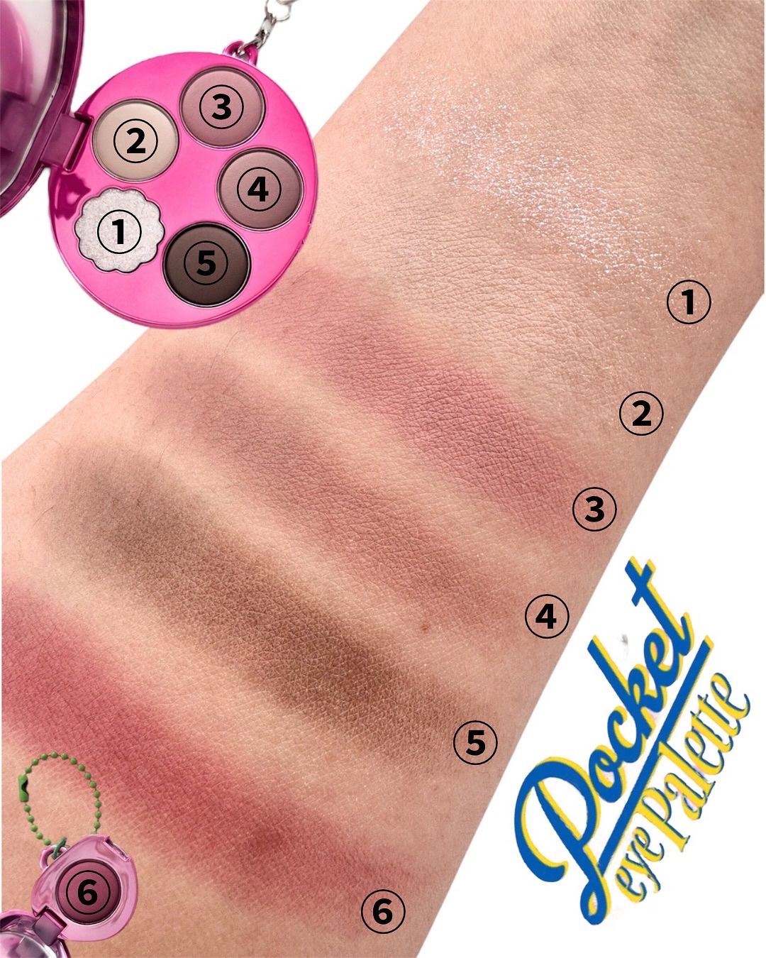 フィー ポケットアイパレット/fwee/アイシャドウパレットを使ったクチコミ（3枚目）