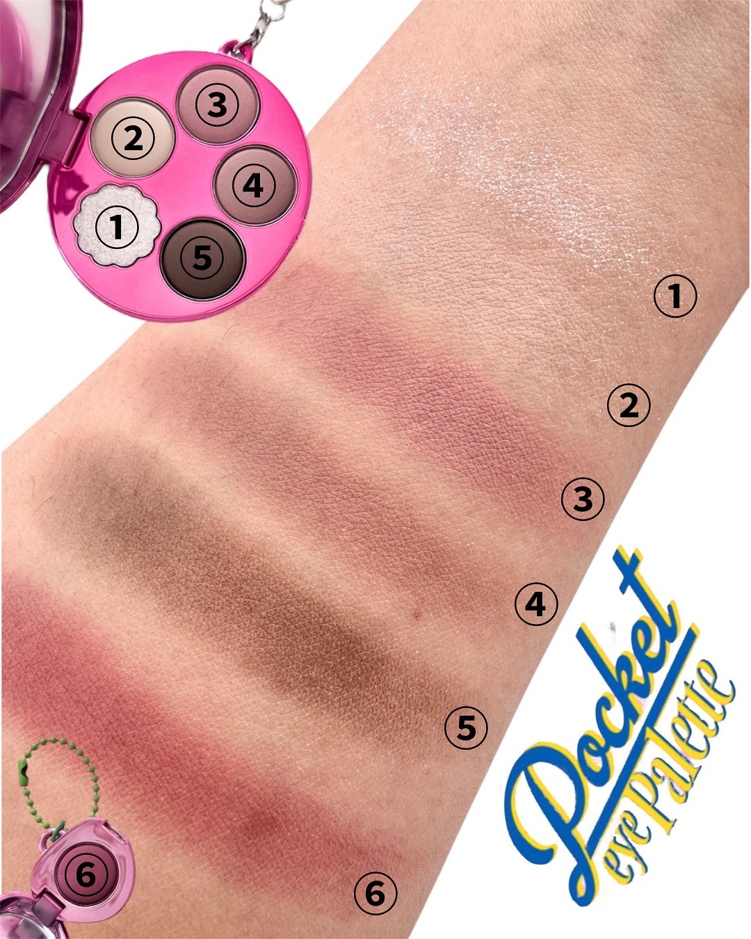 フィー ポケットアイパレット/fwee/アイシャドウパレットを使ったクチコミ(3枚目)