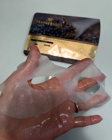 FAモイスチャーフェイスマスクCV/FEATHERAQUA/シートマスク・パックを使ったクチコミ(4枚目)