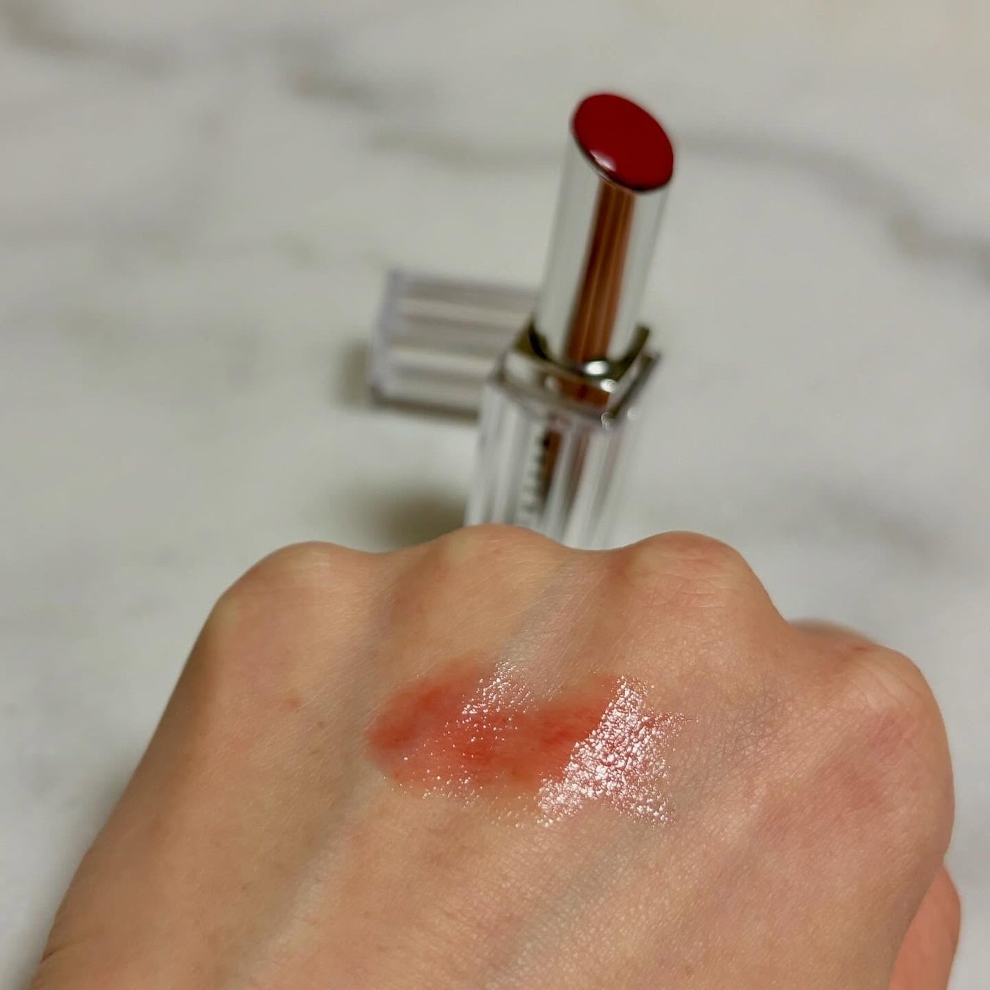 デュイジェルグレーズスティック/wakemake/口紅を使ったクチコミ(3枚目)