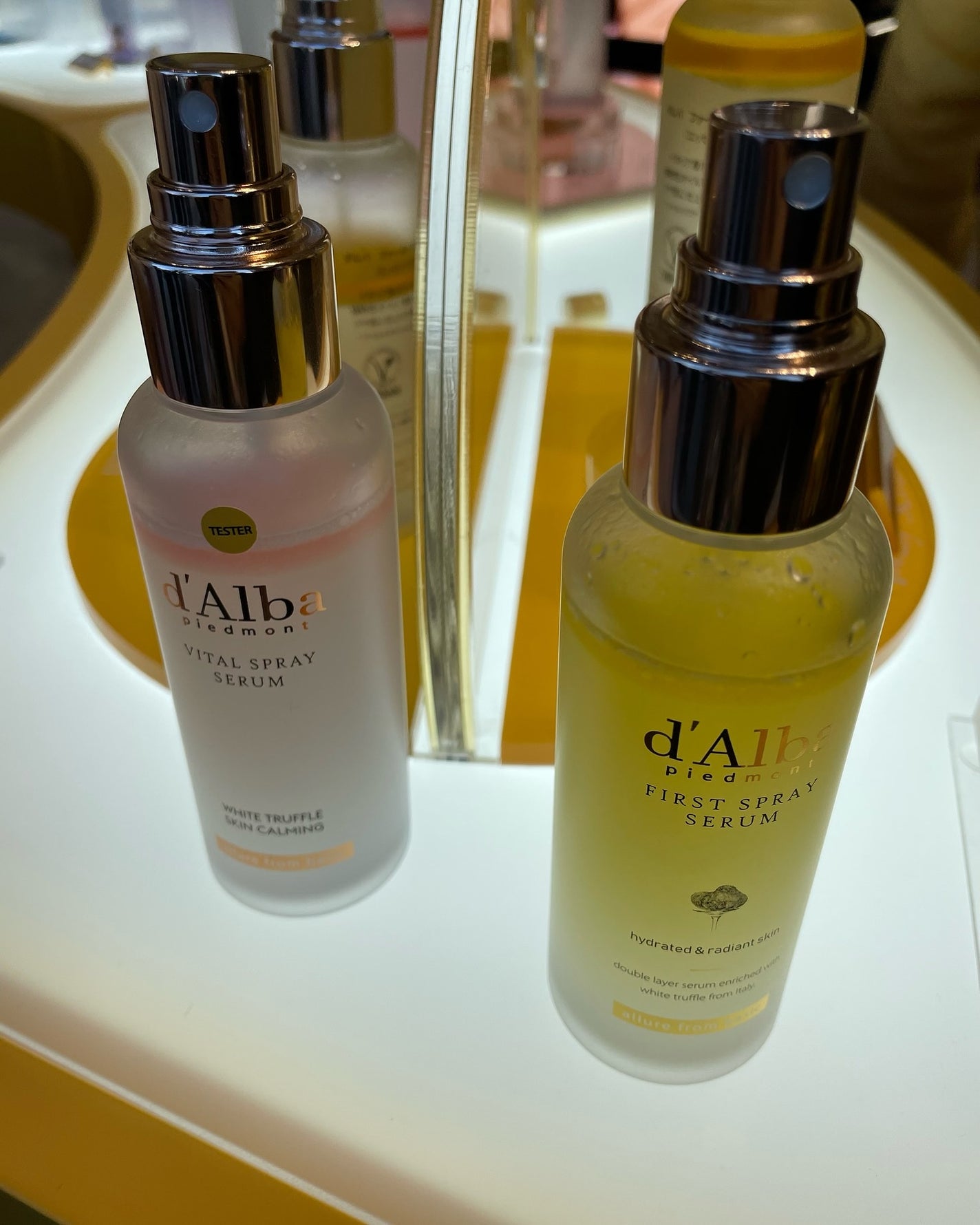 ダルバ ホワイトトリュフファーストスプレーセラム/ダルバ/ミスト状化粧水を使ったクチコミ(4枚目)