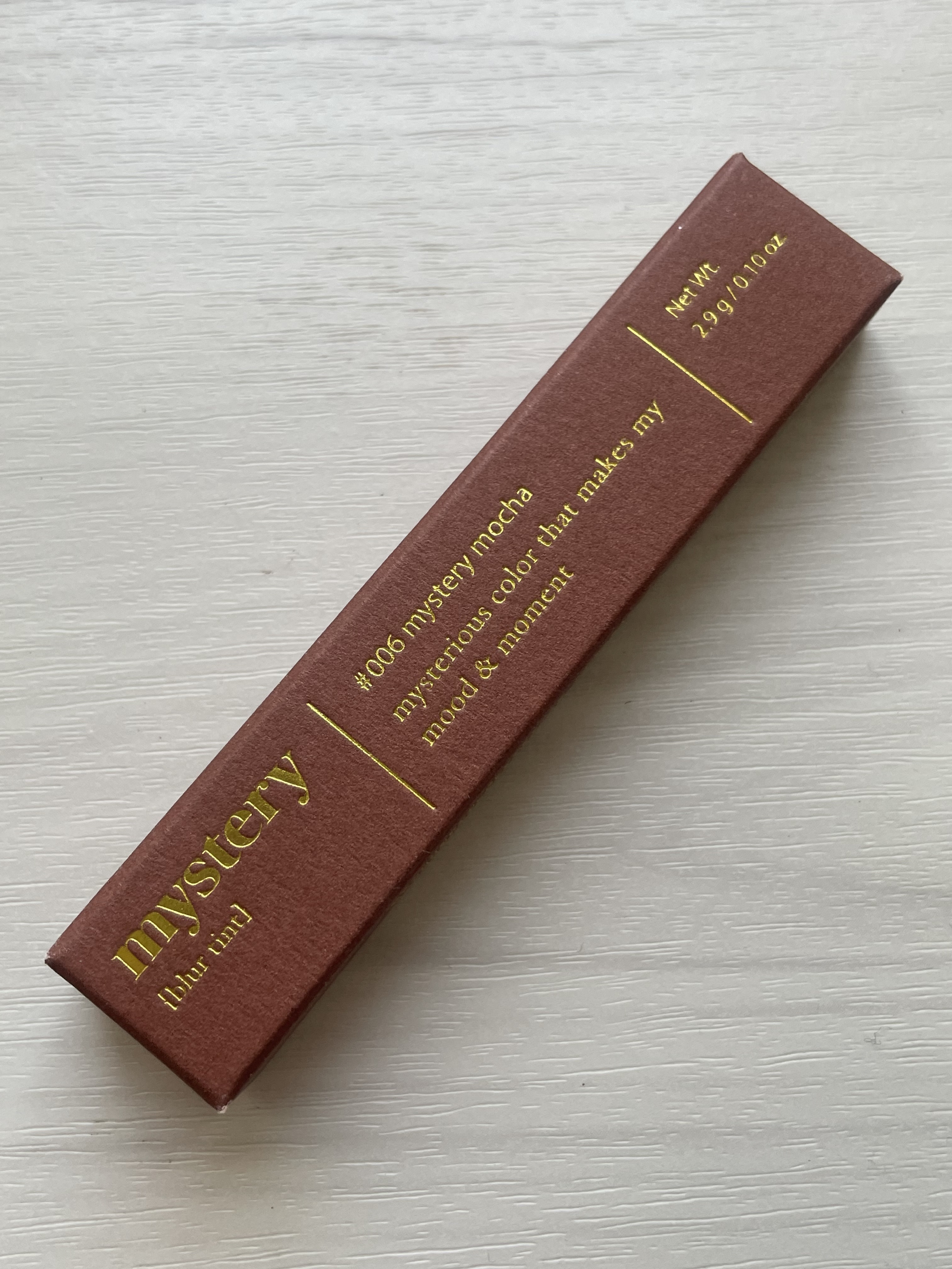 アイムミステリーブラーティント 006 ミステリーモカ/i’m meme/リップティントを使ったクチコミ（1枚目）