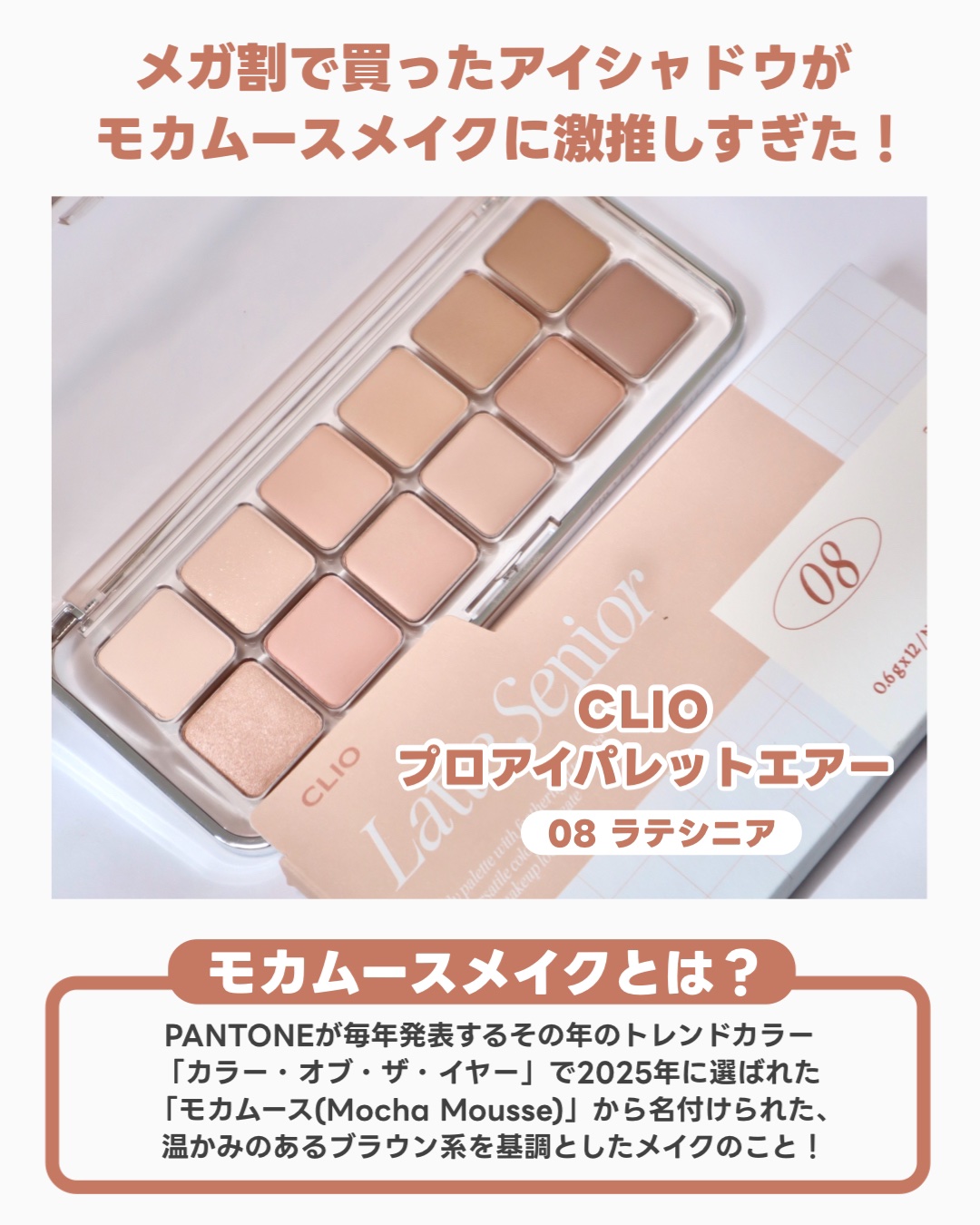 プロ アイ パレット エアー/CLIO/アイシャドウパレットを使ったクチコミ（2枚目）