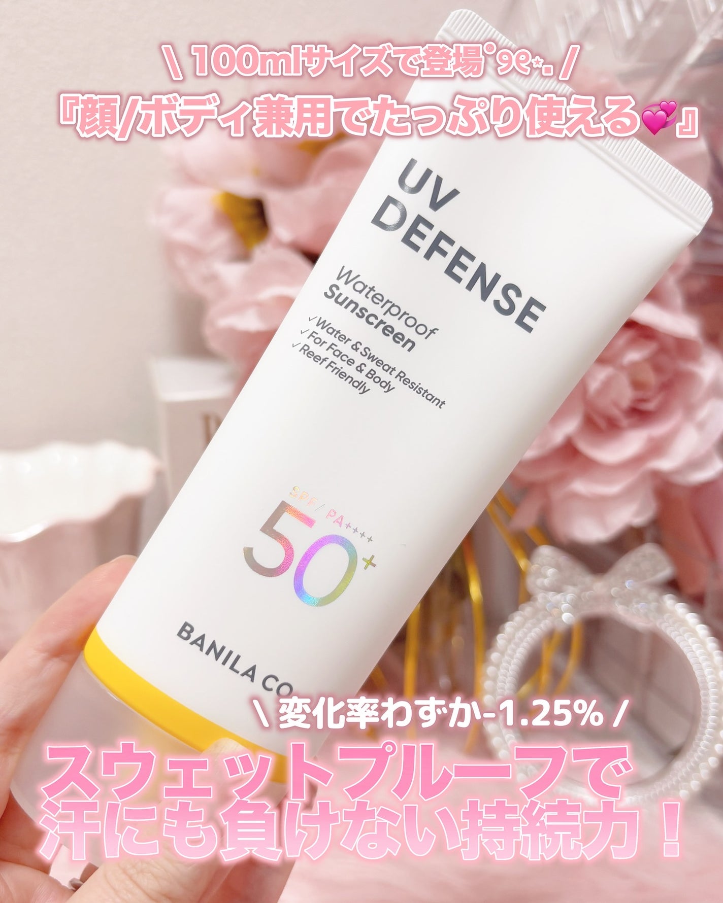 UVディフェンスウォータープルーフ日焼け止め/BANILA CO/日焼け止めローションを使ったクチコミ(2枚目)