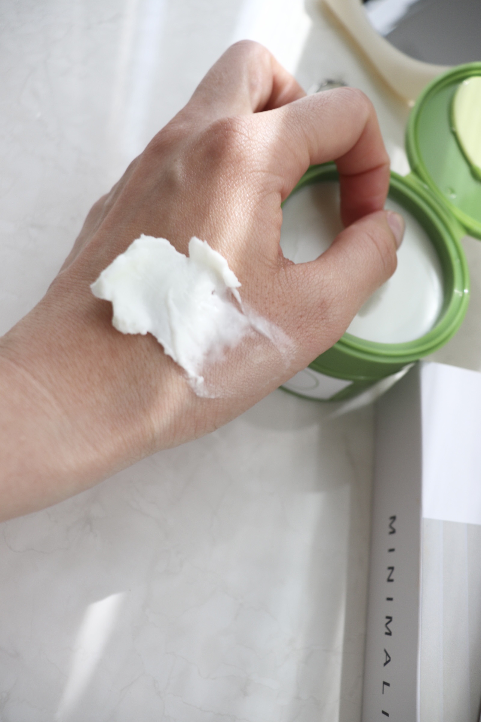 緑豆毛穴クレンジングミルクバーム/beplain/クレンジングバームを使ったクチコミ（3枚目）