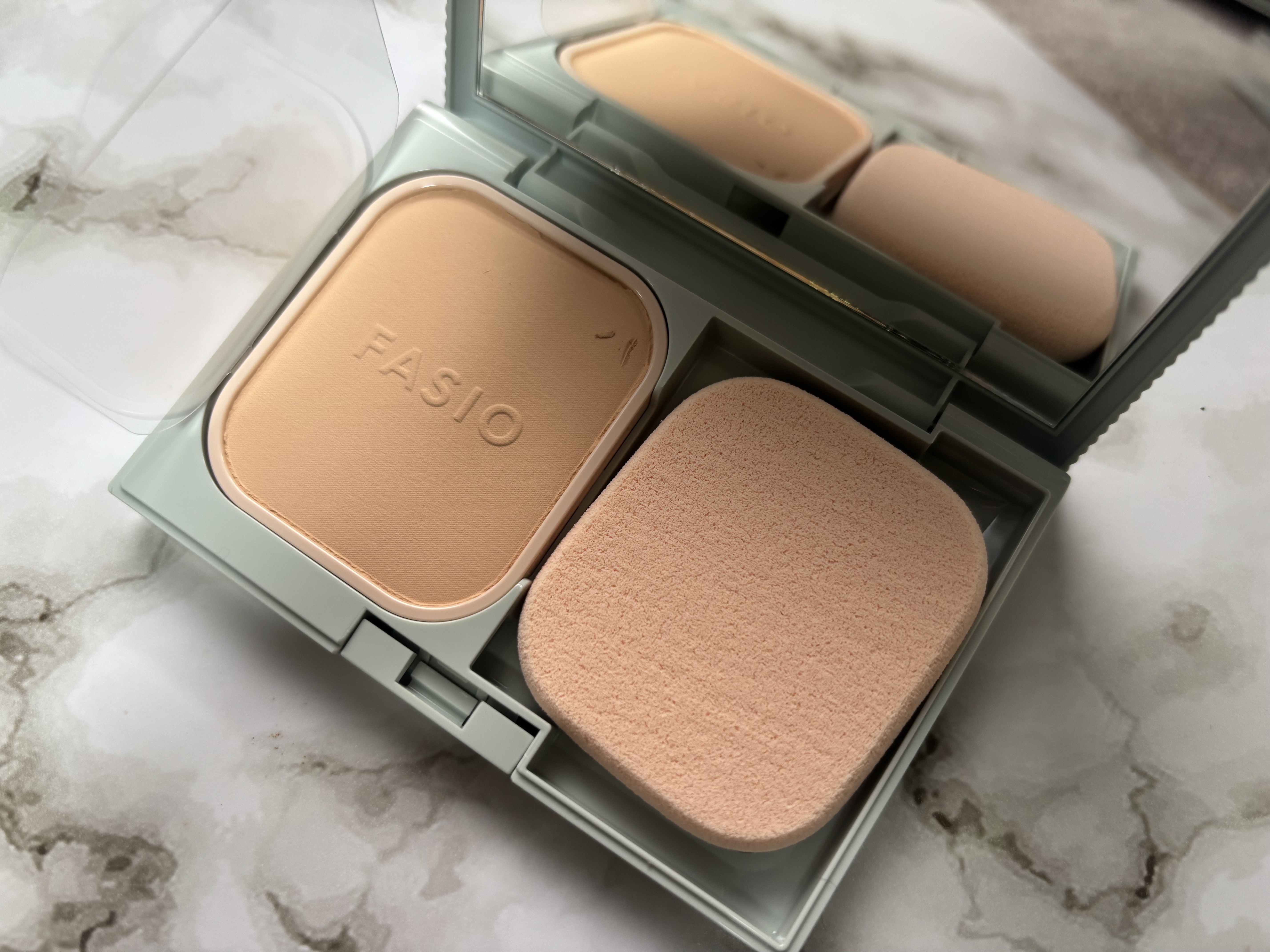 ヒトヌリカバー 耐久ファンデーション/FASIO/パウダーファンデーションを使ったクチコミ（3枚目）