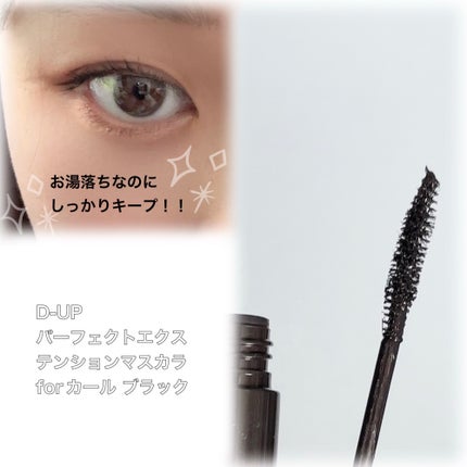 パーフェクトエクステンション マスカラ for カール/D-UP/マスカラを使ったクチコミ(2枚目)