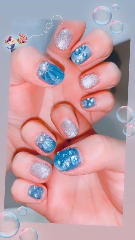 ジェルネイル(ライト対応)/セリア/ジェルネイルを使ったクチコミ(2枚目)