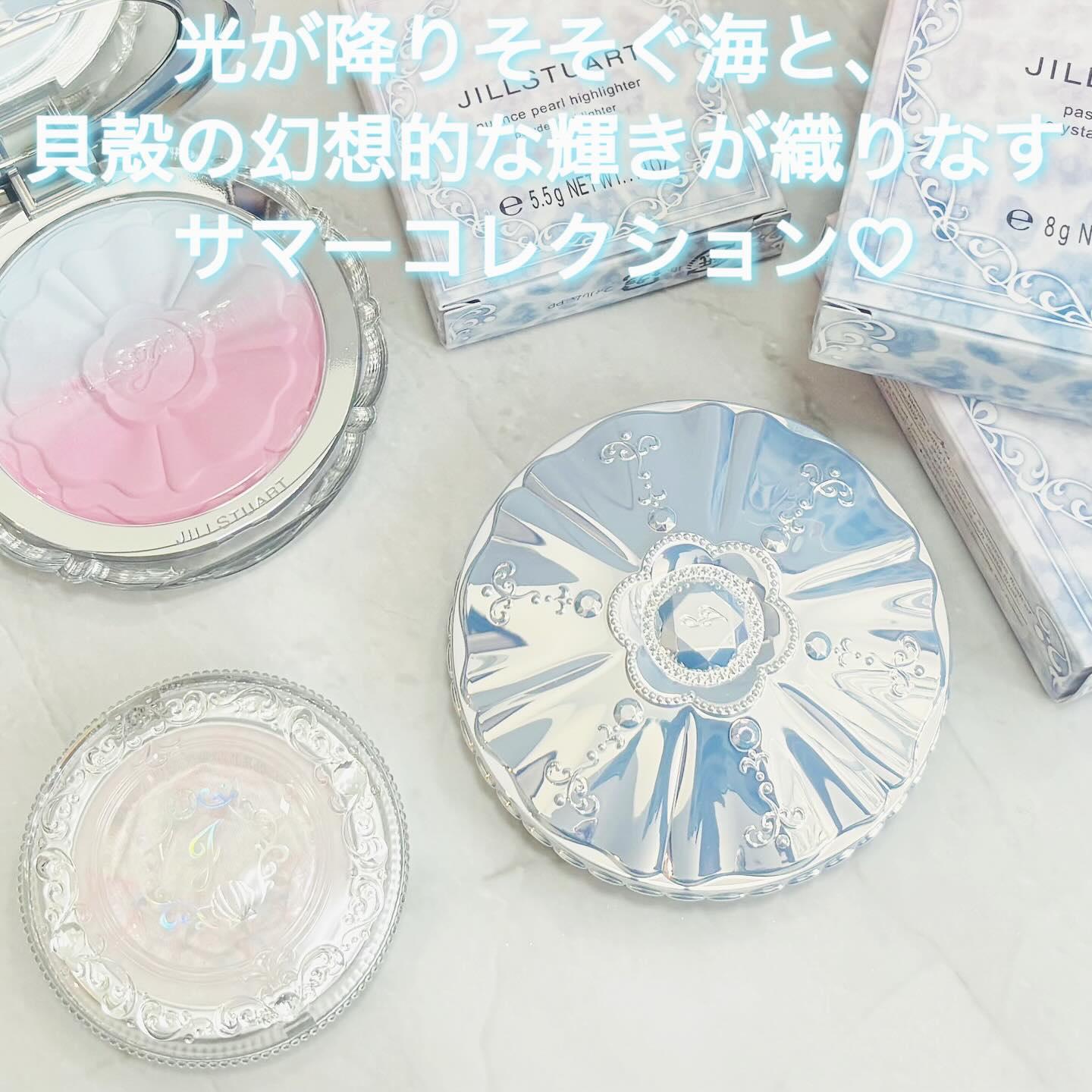 ジルスチュアート　パステルペタル ブラッシュ/JILL STUART/パウダーチークを使ったクチコミ（2枚目）