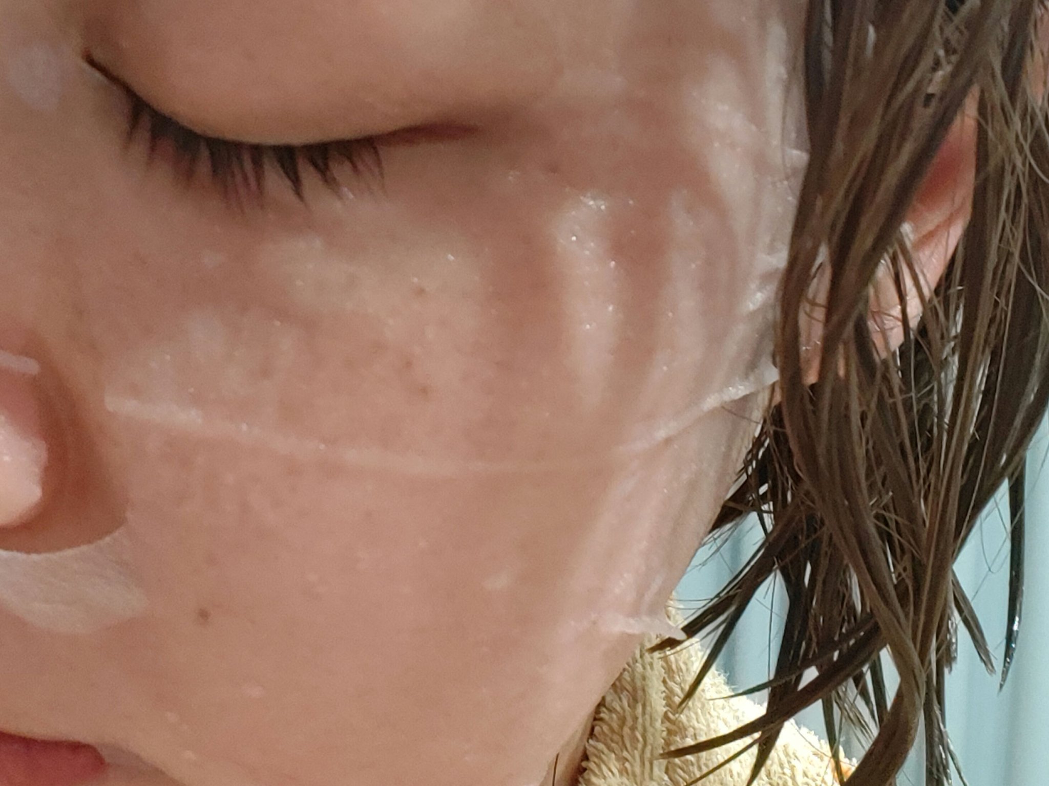 肌美精 カラーエッセンスマスク ピンク/肌美精/シートマスク・パックを使ったクチコミ（2枚目）