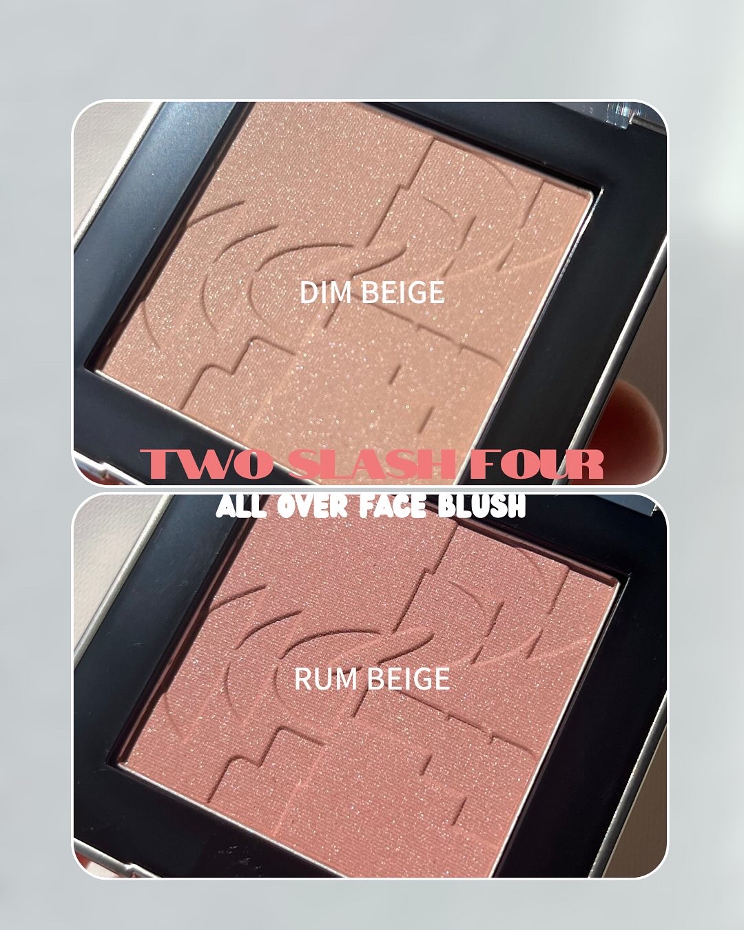 オールオーバーフェイスブラッシュ/TWO SLASH FOUR/パウダーチークを使ったクチコミ（3枚目）