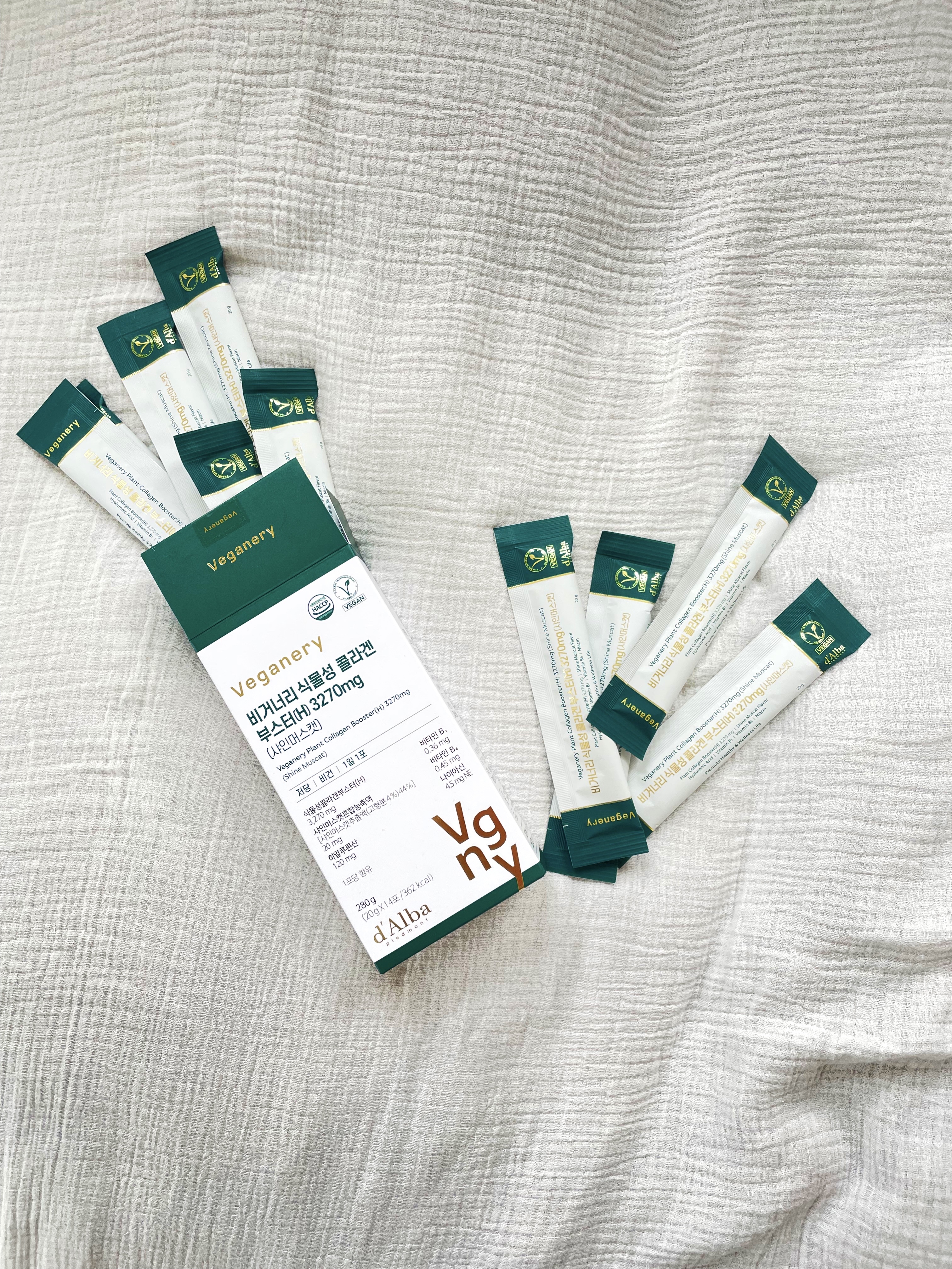 ヴィーガナリー植物性コラーゲン/ダルバ/美容サプリメントを使ったクチコミ（1枚目）