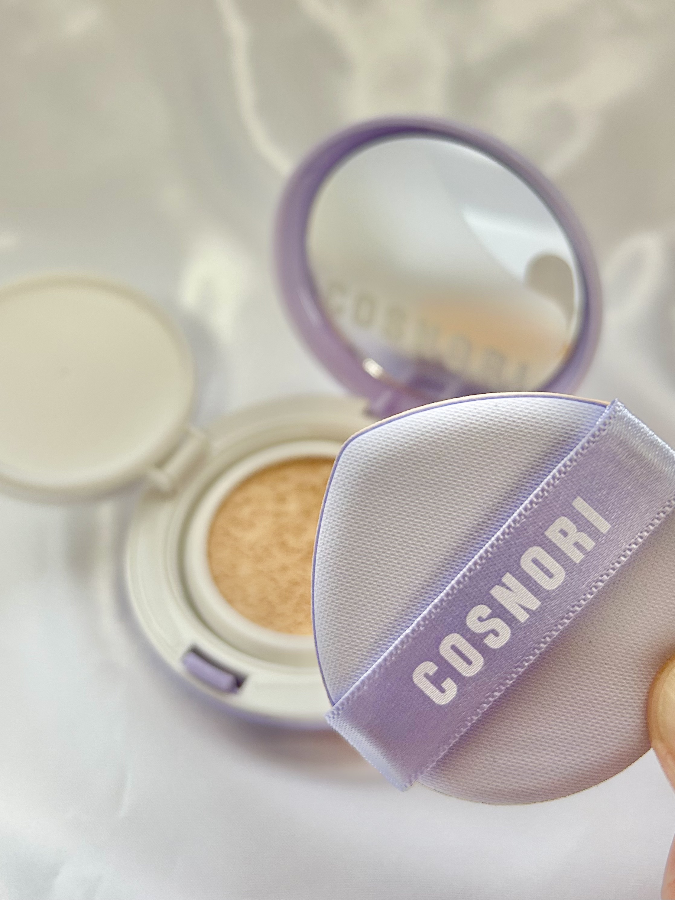 パンテノールバリアクッション/COSNORI/クッションファンデーションを使ったクチコミ（3枚目）