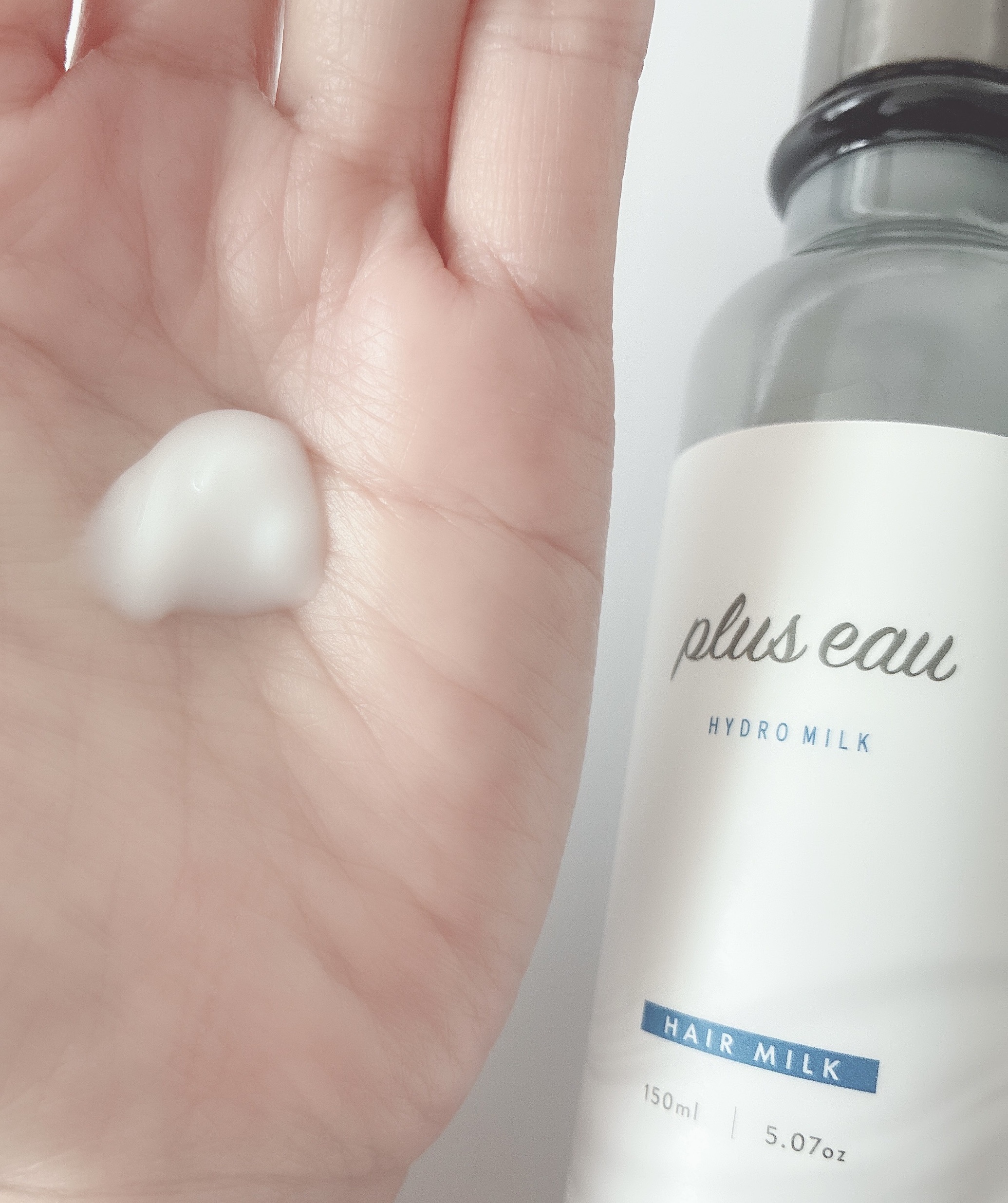 プリュスオー ハイドロミルク/plus eau/ヘアミルクを使ったクチコミ（3枚目）