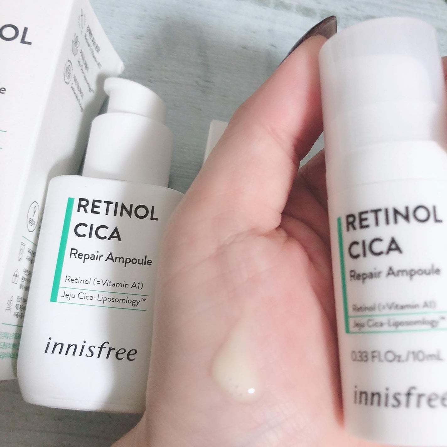 レチノール シカ リペア セラム/innisfree/美容液を使ったクチコミ(2枚目)