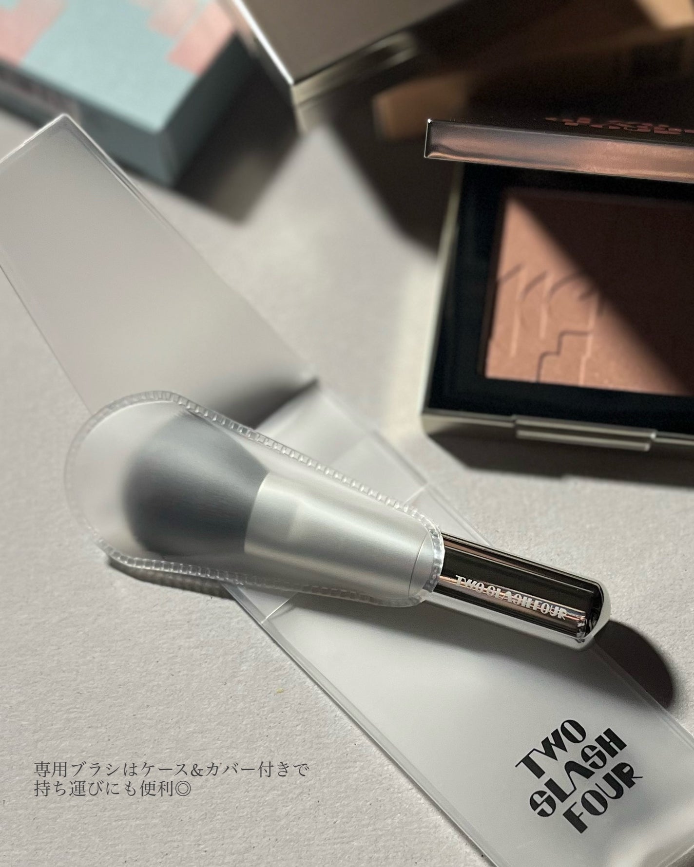 オールオーバーフェイスブラッシュ/TWO SLASH FOUR/パウダーチークを使ったクチコミ(6枚目)