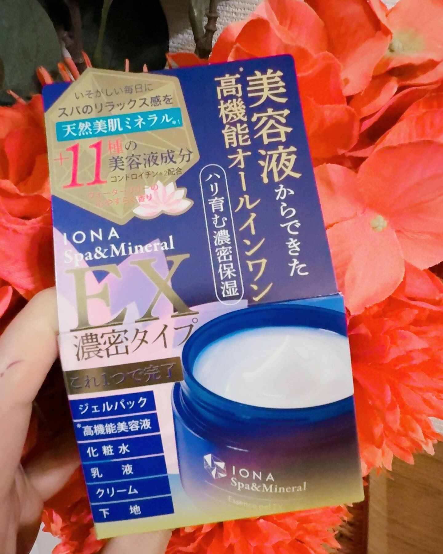 エッセンス ジェル EX/イオナ スパ＆ミネラル/オールインワン化粧品を使ったクチコミ（1枚目）