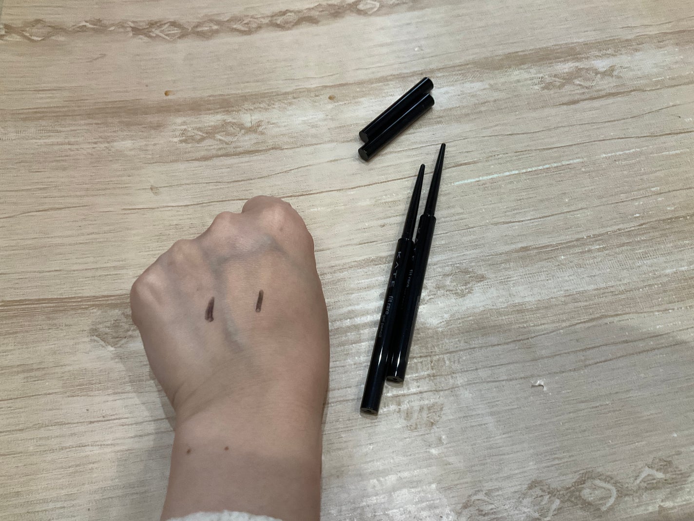 ケイト レアフィットジェルペンシルN/KATE/ジェルアイライナーを使ったクチコミ(2枚目)