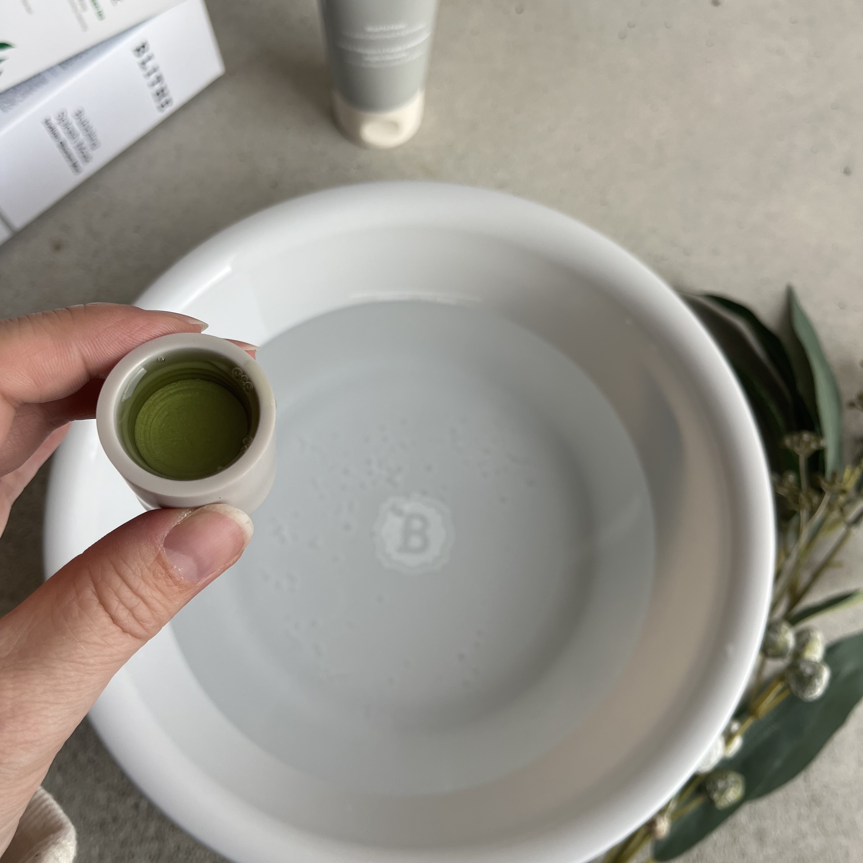 Patting Splash Mask Soothing & Heeling Green tea/BLITHE/その他洗顔料を使ったクチコミ（3枚目）