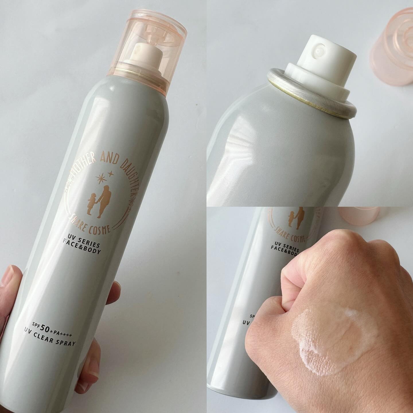 M&D　クリアUVスプレー/Mother&Daughter/日焼け止めミスト・スプレーを使ったクチコミ（3枚目）