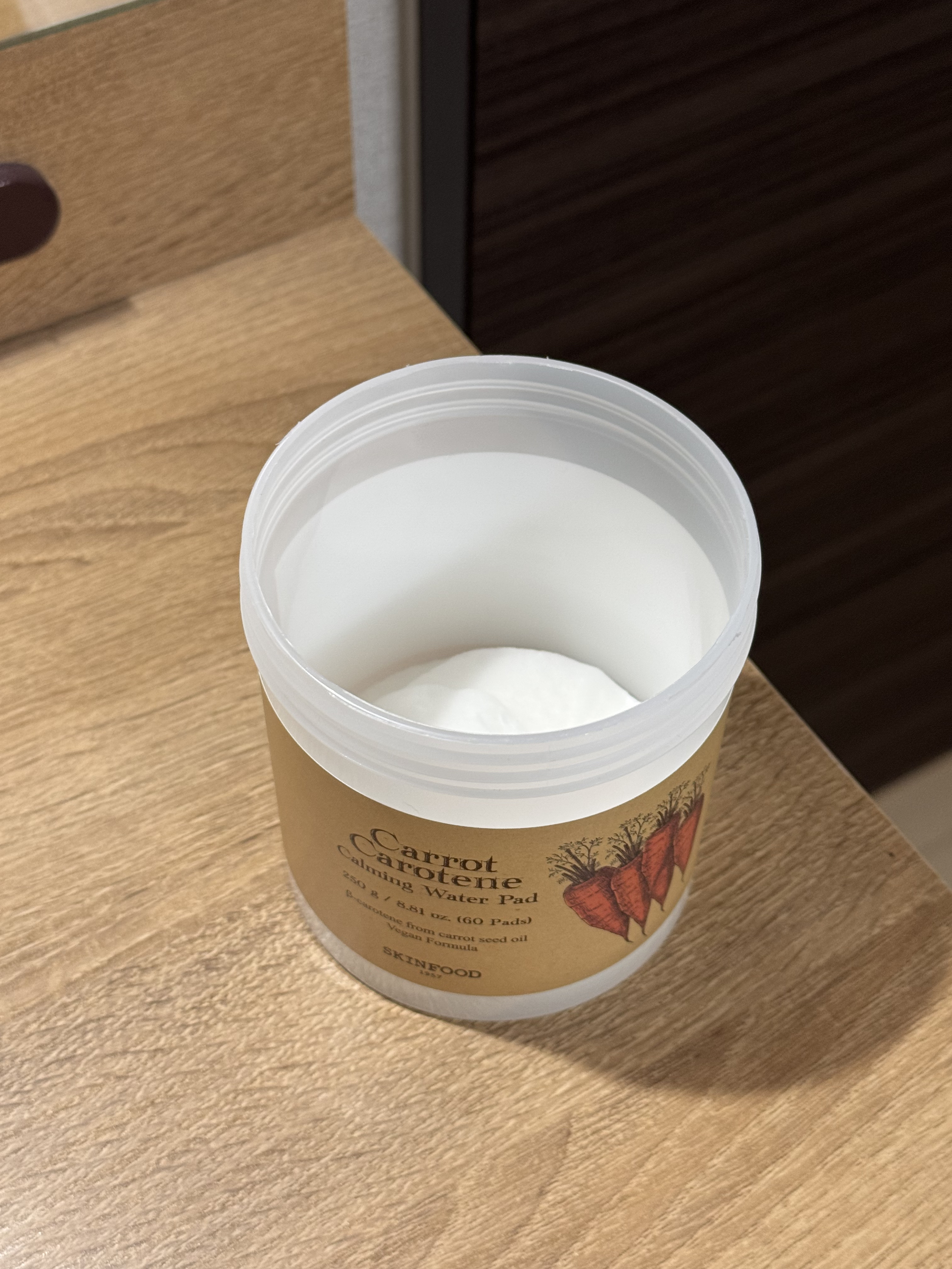 キャロットカロテン カーミングウォーターパッド/SKINFOOD/トナーパッドを使ったクチコミ（2枚目）