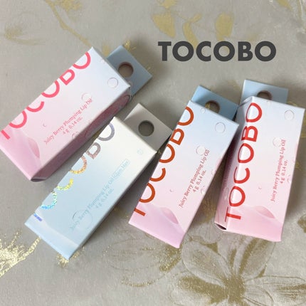 ジューシーベリープランピングリップオイル/TOCOBO/リップグロスを使ったクチコミ(4枚目)