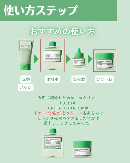 グリーントマトクレイマスククレンザー/FULLY/洗い流すパック・マスクを使ったクチコミ(9枚目)