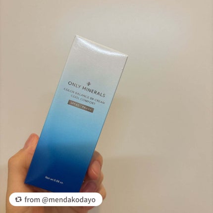 カラーバランスBBクリーム クールコンフォート/ONLY MINERALS/BBクリームを使ったクチコミ(2枚目)