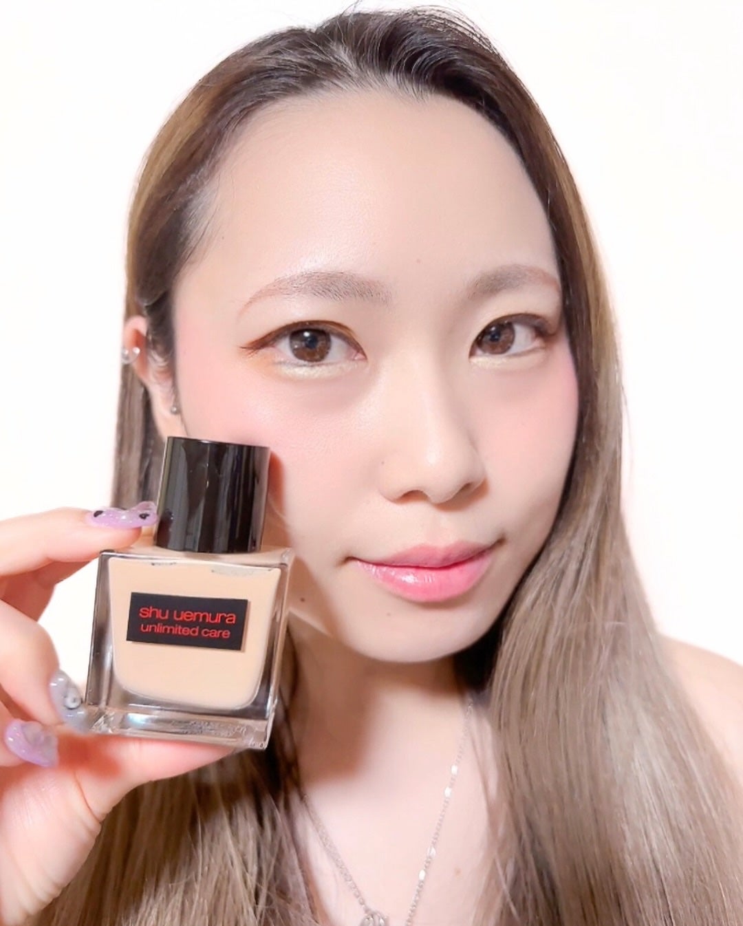 アンリミテッド ケア ツヤ セラム ファンデーション/shu uemura/リキッドファンデーションを使ったクチコミ(6枚目)