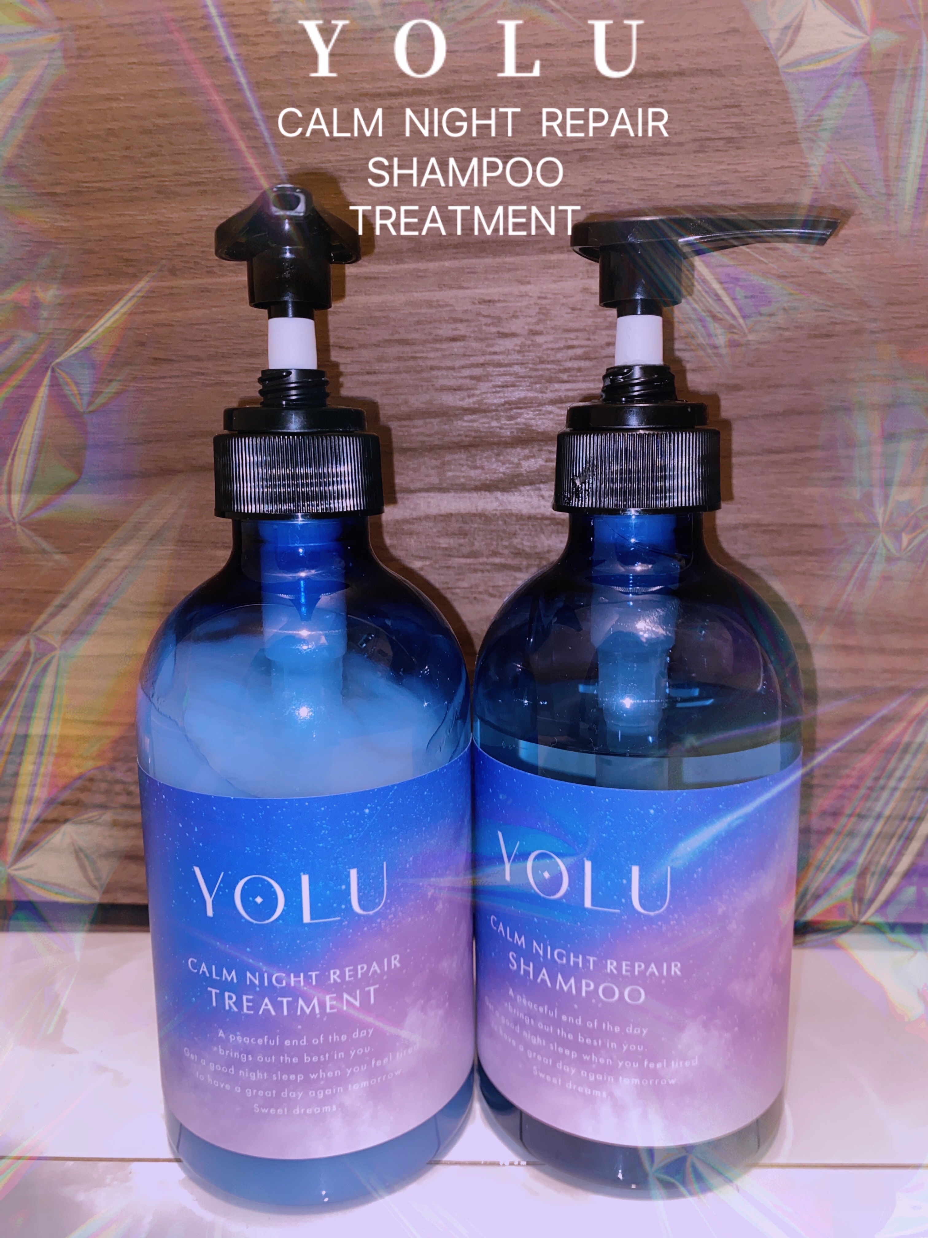 カームナイトリペアシャンプー／トリートメント/YOLU/シャンプー・コンディショナーを使ったクチコミ（1枚目）