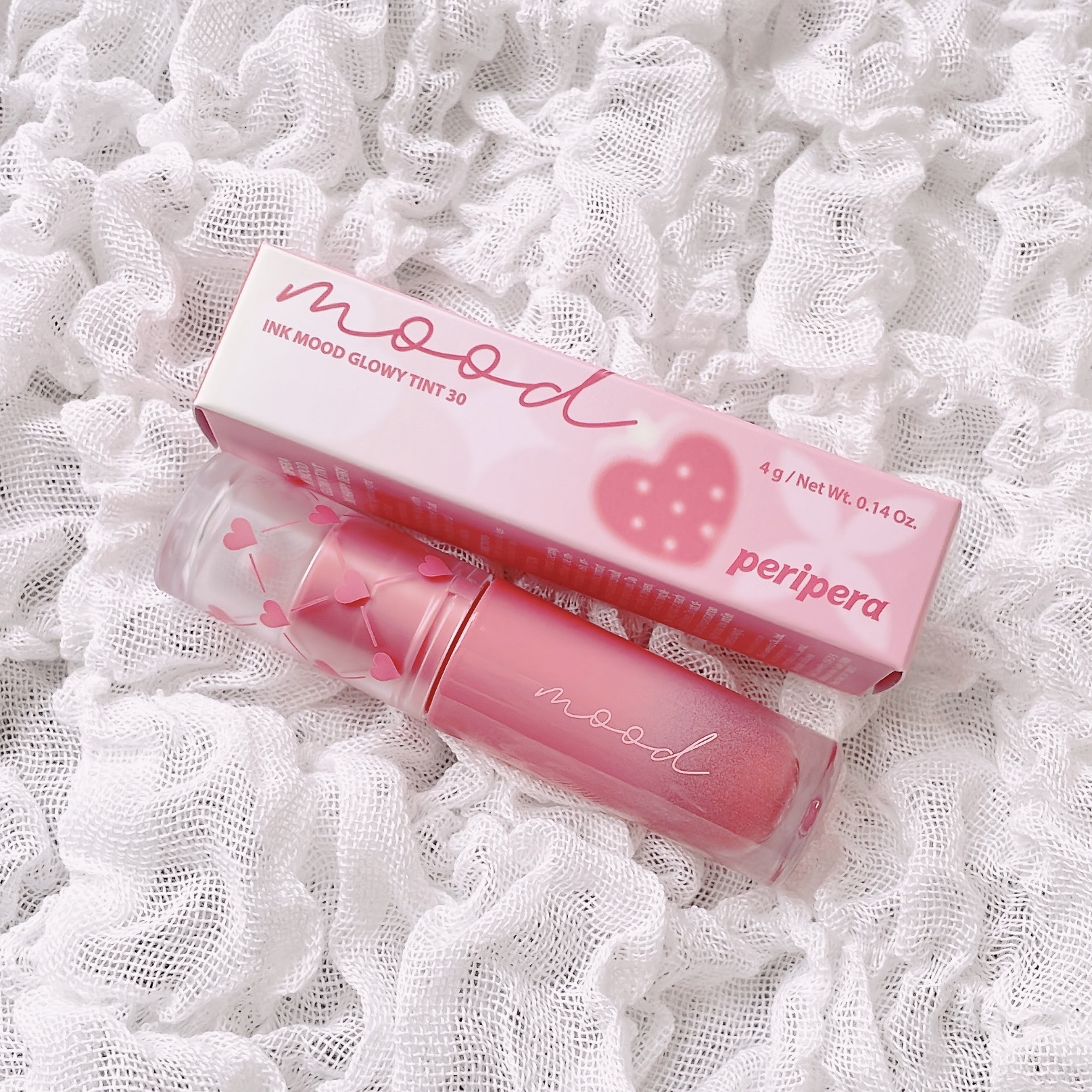 ペリペラ インク ムード グロイ ティント 30 HAPPY BERRY(幸運ピンクベリー)/PERIPERA/リップティントを使ったクチコミ（2枚目）