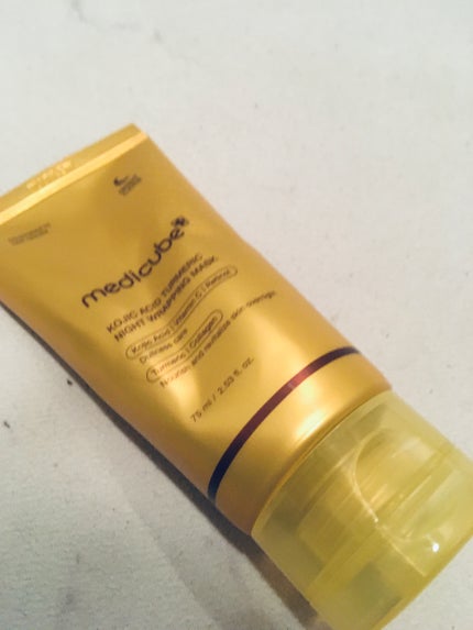 コウジ酸ターメリックナイトラッピングマスク/MEDICUBE/洗い流すパック・マスクを使ったクチコミ(1枚目)