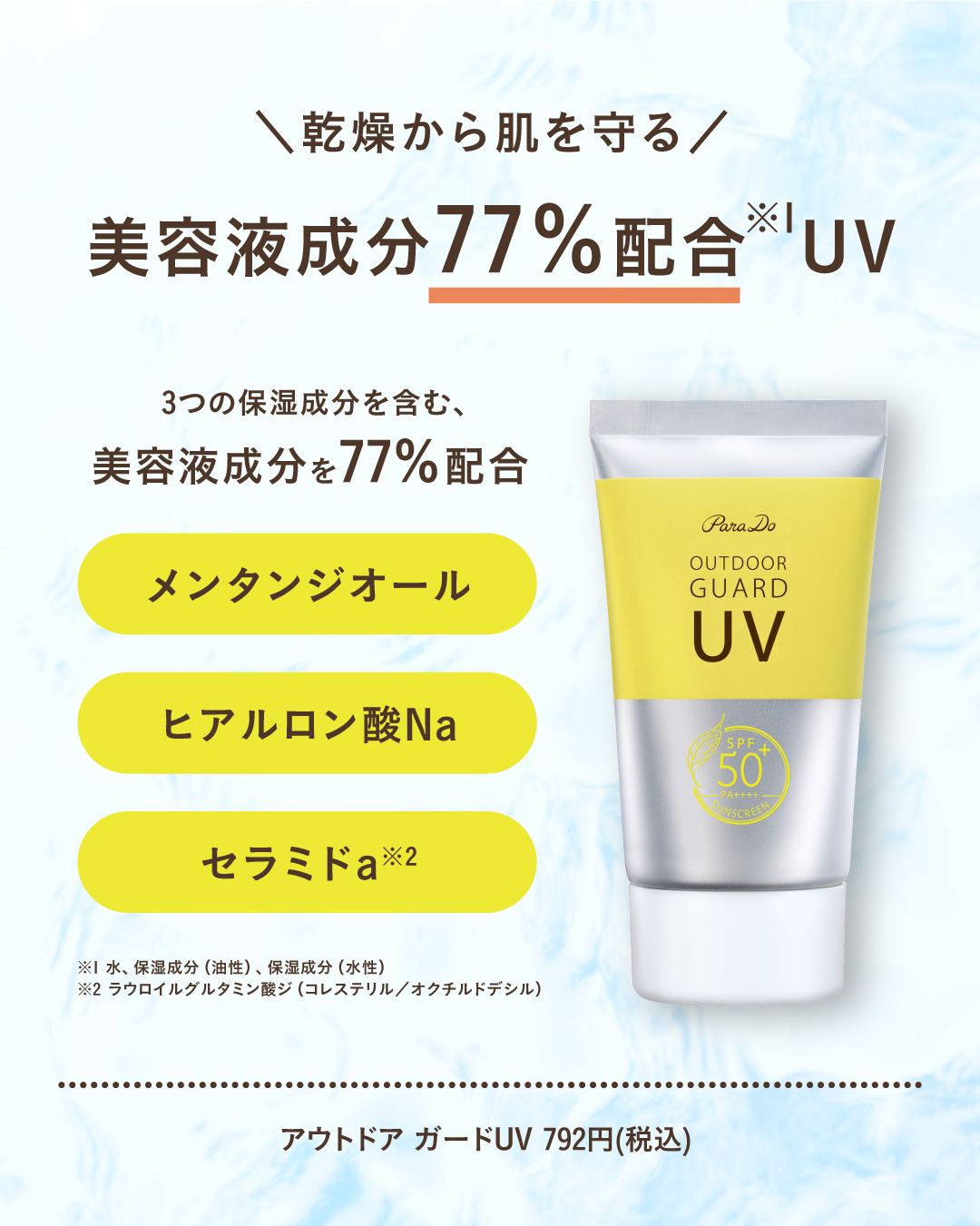 アウトドアガードUV/パラドゥ/日焼け止め・UVケアを使ったクチコミ（3枚目）