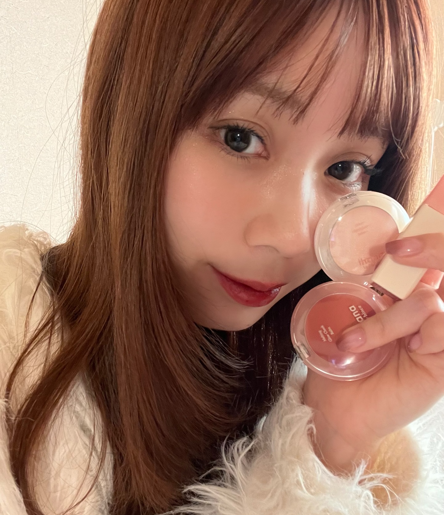 メルティンググロウチークバーム/hana by hince/ジェル・クリームチークを使ったクチコミ（3枚目）