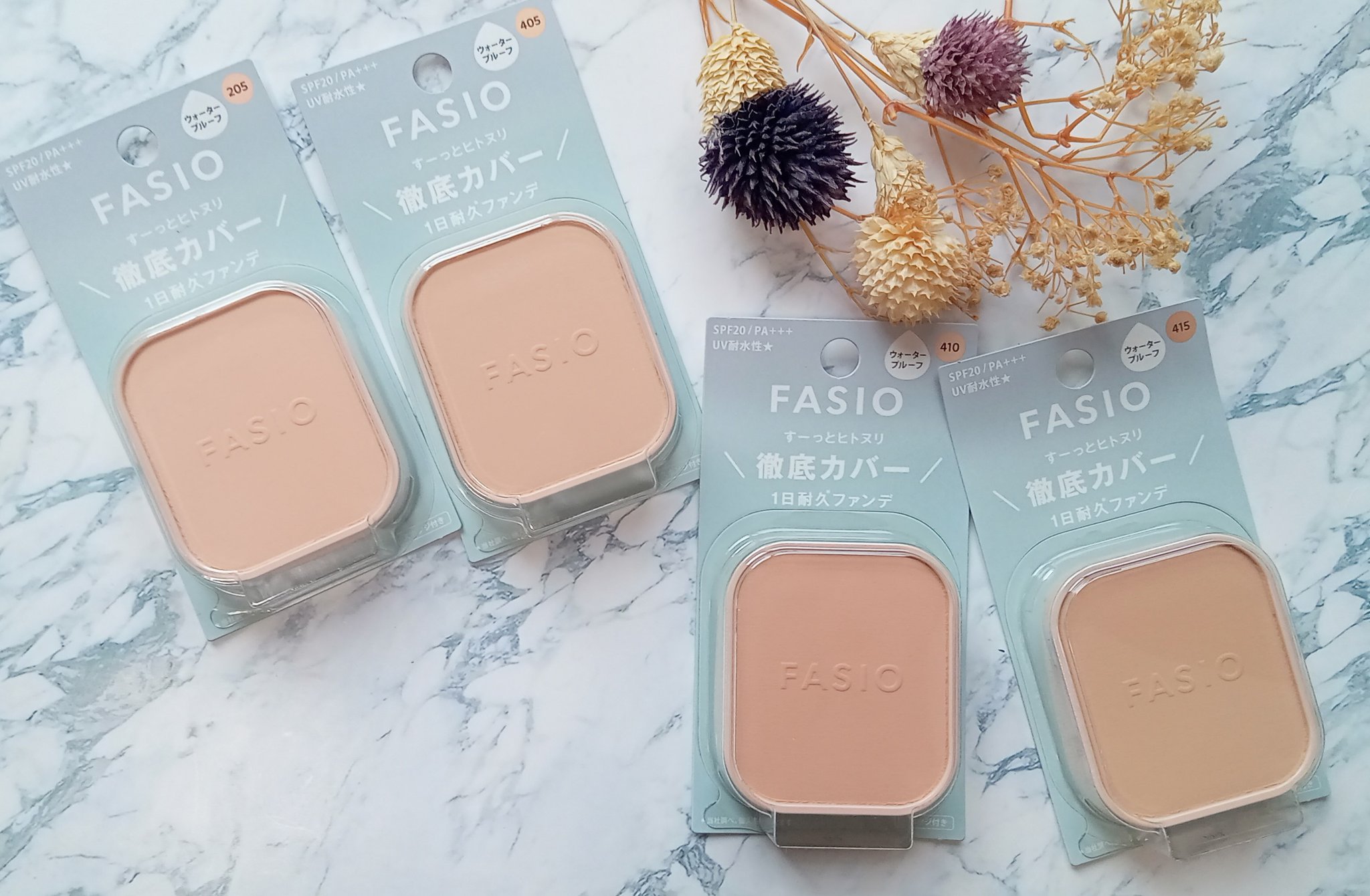 ヒトヌリカバー 耐久ファンデーション/FASIO/パウダーファンデーションを使ったクチコミ（2枚目）