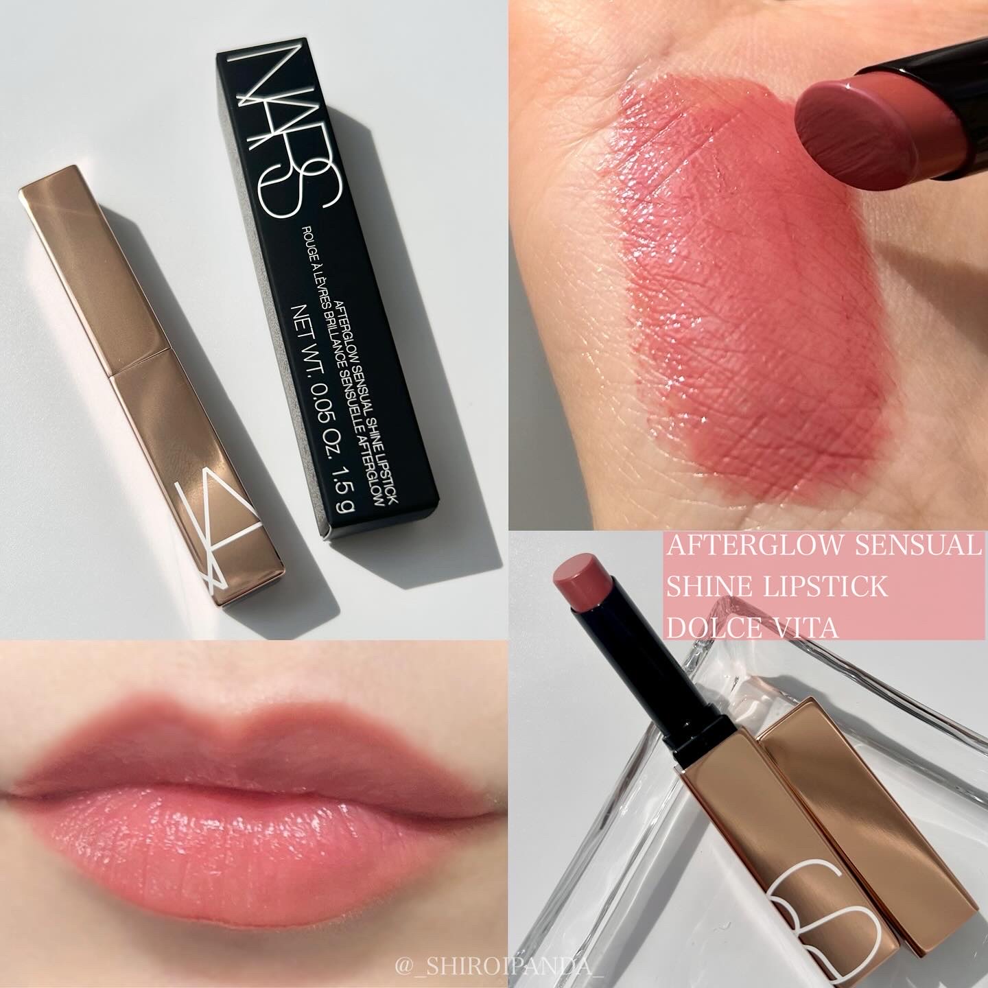 アフターグロー　センシュアルシャイン　リップスティック/NARS/口紅を使ったクチコミ（2枚目）