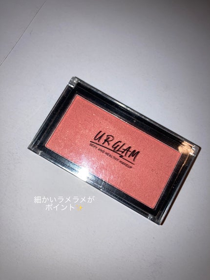 UR GLAM DAILY CHEEK BLUSH/U R GLAM/パウダーチークを使ったクチコミ(1枚目)