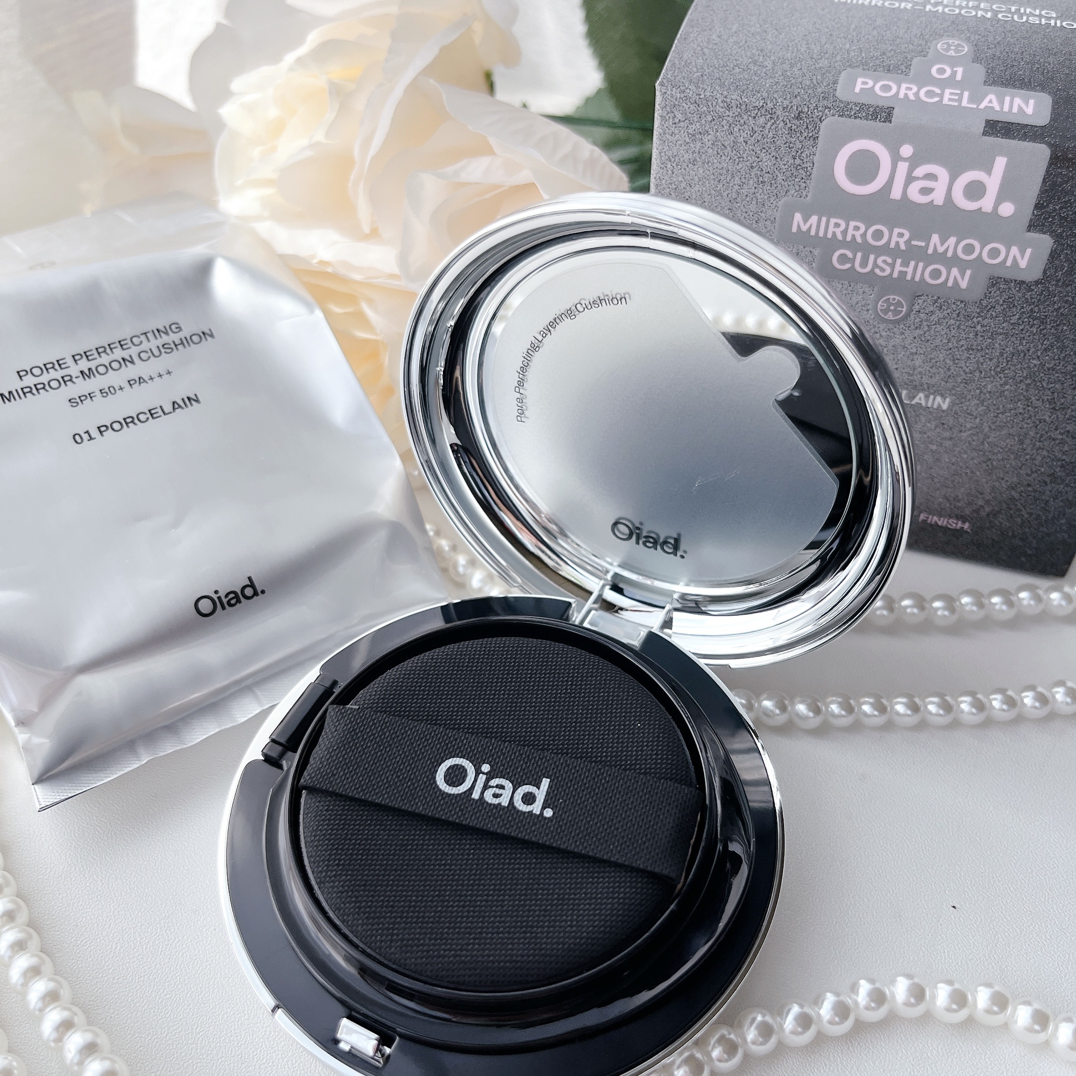 ポアパーフェクティング ミラームーンクッション/oiad/クッションファンデーションを使ったクチコミ（1枚目）