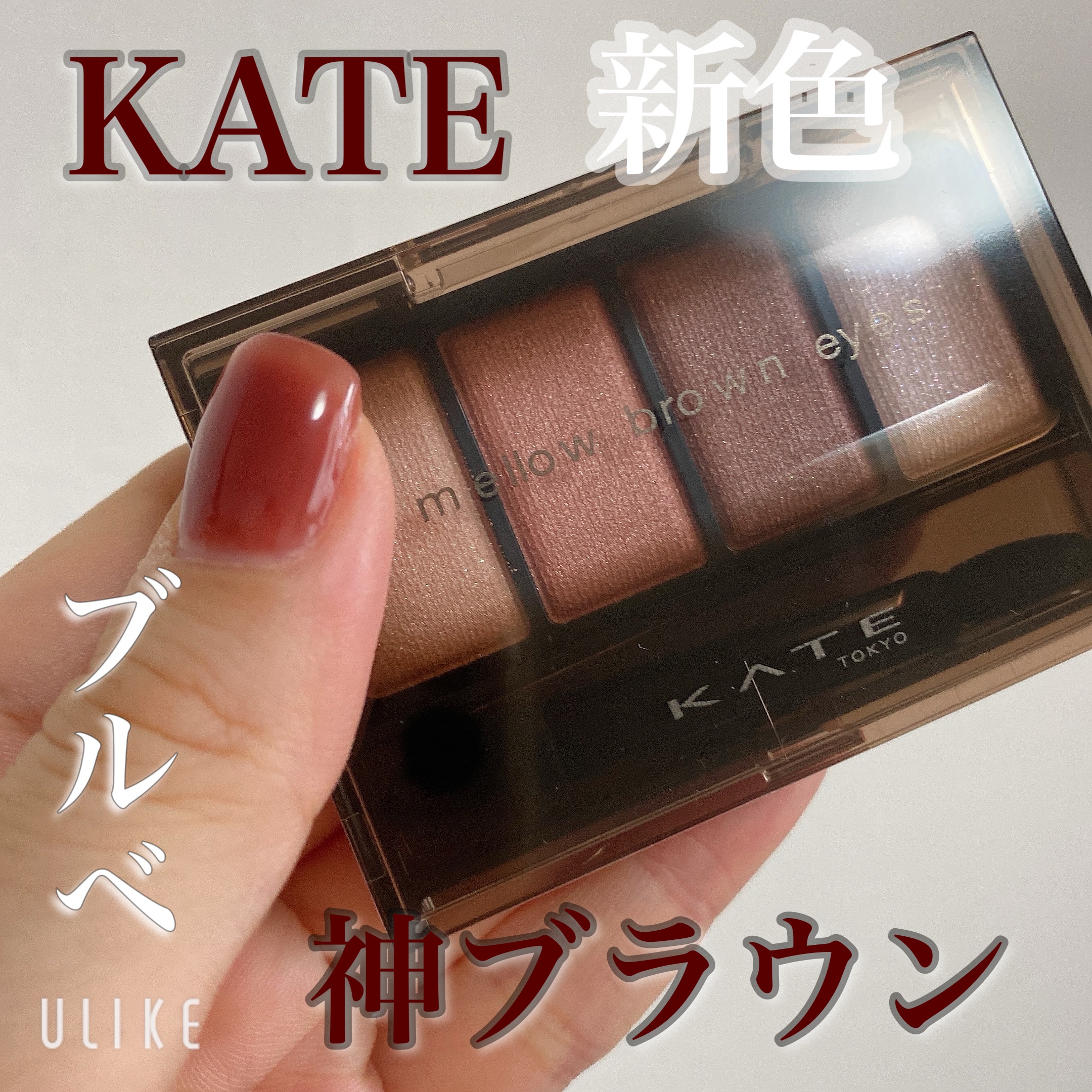 ケイト メロウブラウンアイズ/KATE/アイシャドウパレットを使ったクチコミ（1枚目）