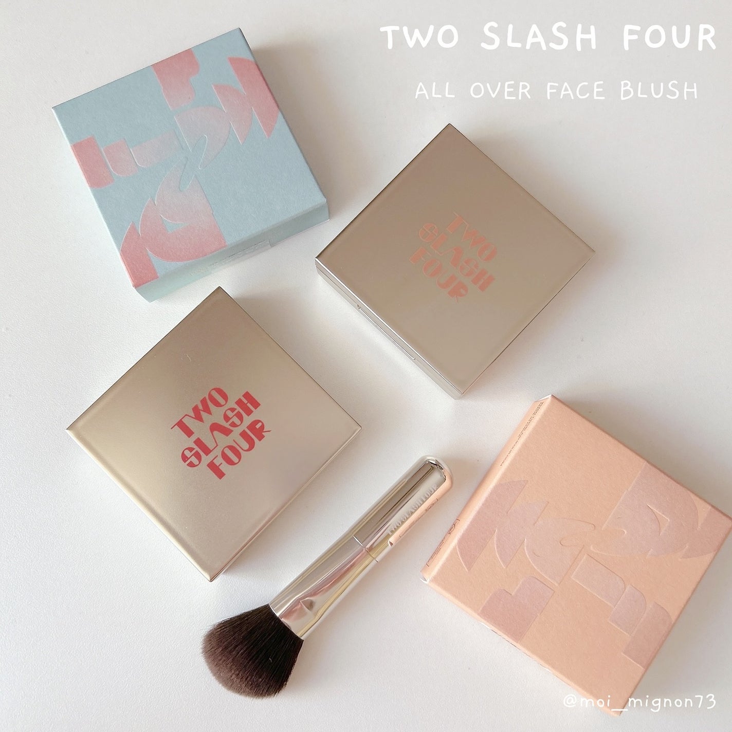 オールオーバーフェイスブラッシュ/TWO SLASH FOUR/パウダーチークを使ったクチコミ(5枚目)