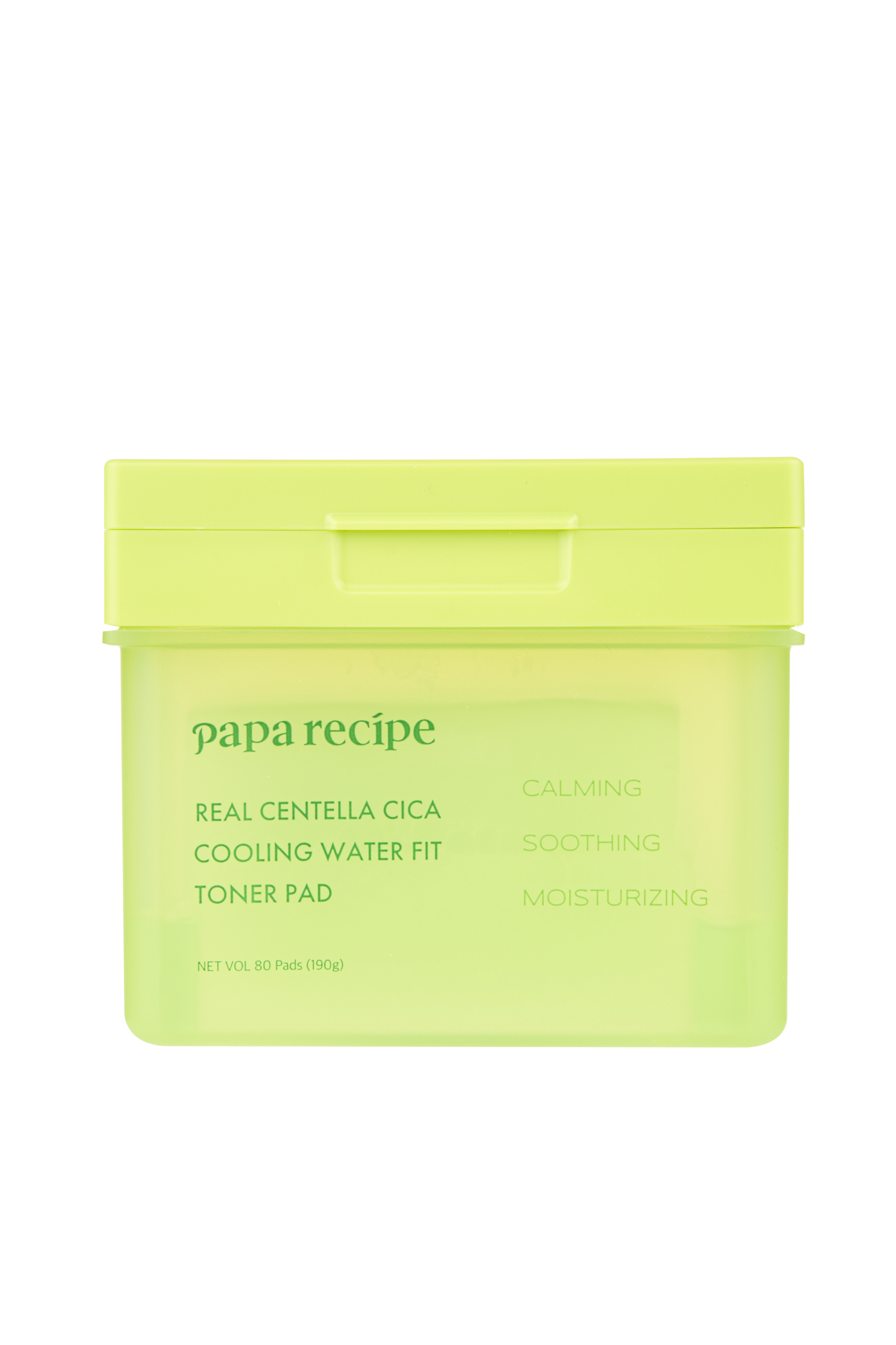 リアルセンテラシカクーリングウォーターフィットトナーパッド / PAPA RECIPE