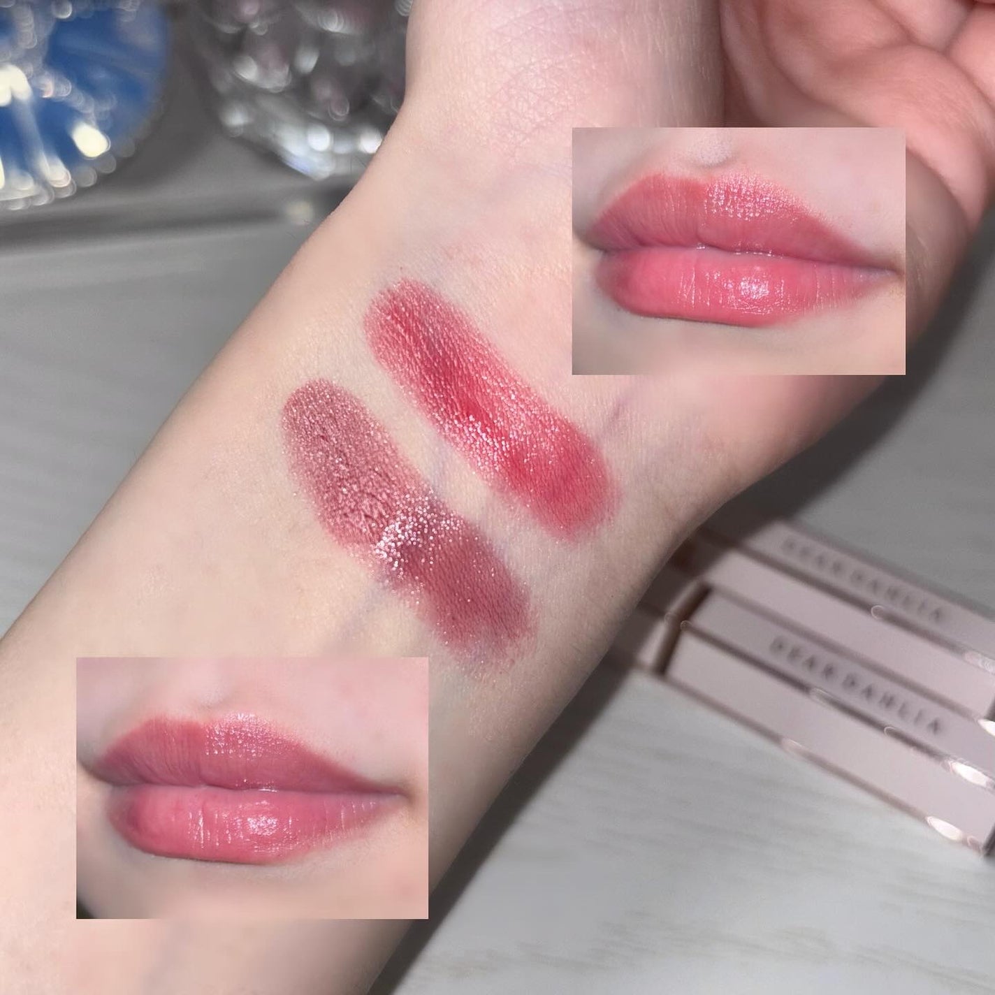 リップアルアグロウシャイン/DEAR DAHLIA/口紅を使ったクチコミ(5枚目)