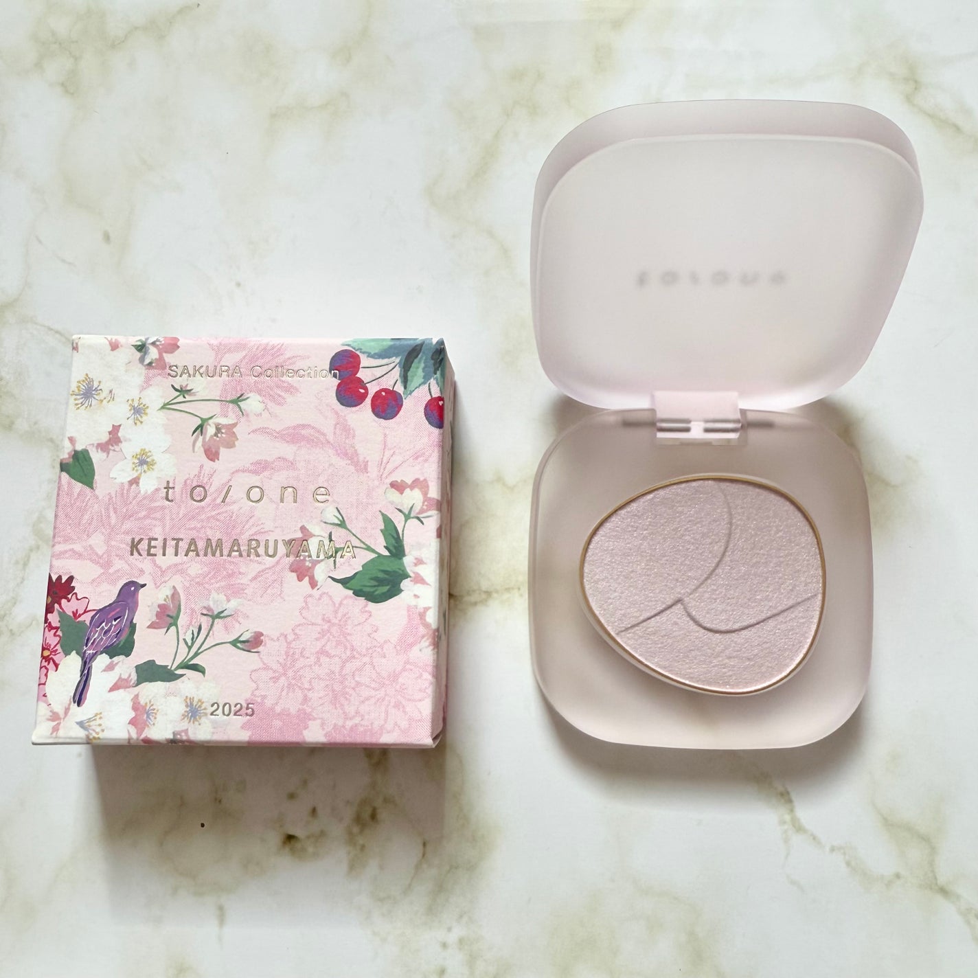 トーン ペタル フロート ブラッシュ/to/one/パウダーチークを使ったクチコミ(2枚目)