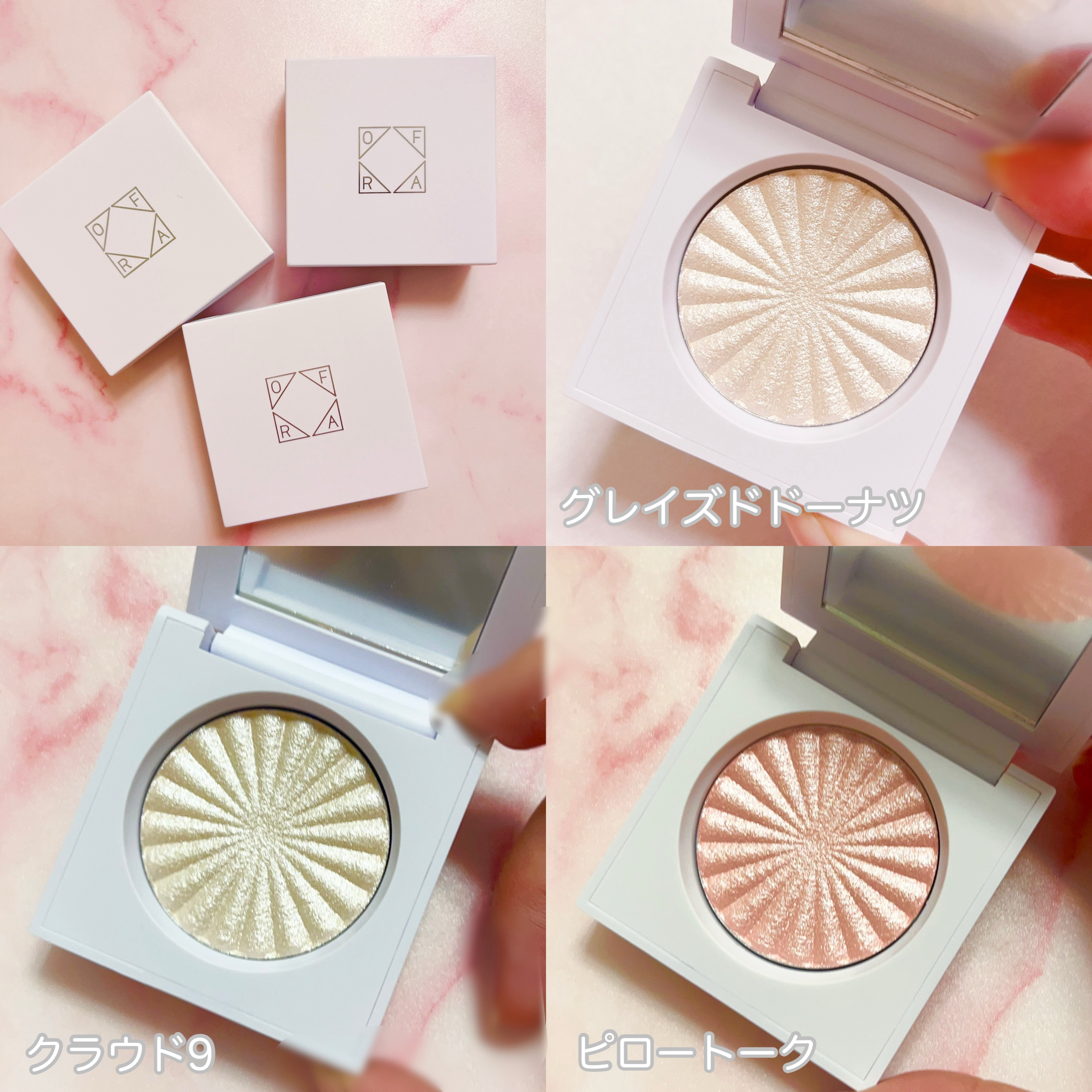 OFRA mini Highlighter/Ofra Cosmetics/パウダーハイライトを使ったクチコミ（3枚目）