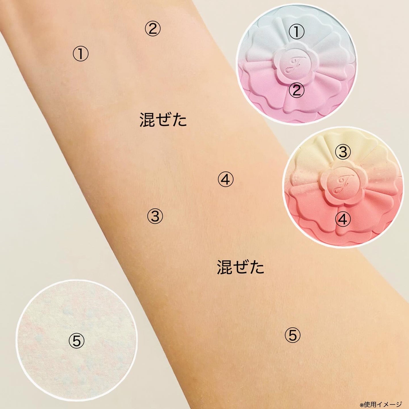 ジルスチュアート パステルペタル ブラッシュ/JILL STUART/パウダーチークを使ったクチコミ(5枚目)