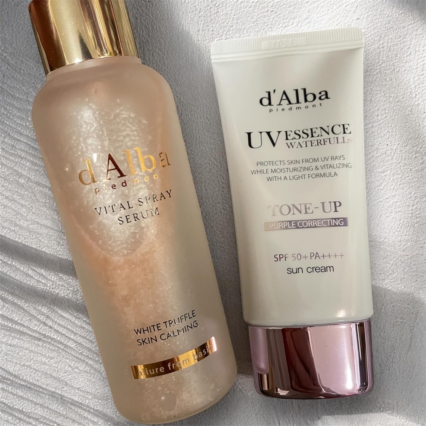 ダルバ ウォータフル トーンアップ サンクリーム(パープル)/ダルバ/日焼け止めクリームを使ったクチコミ（1枚目）