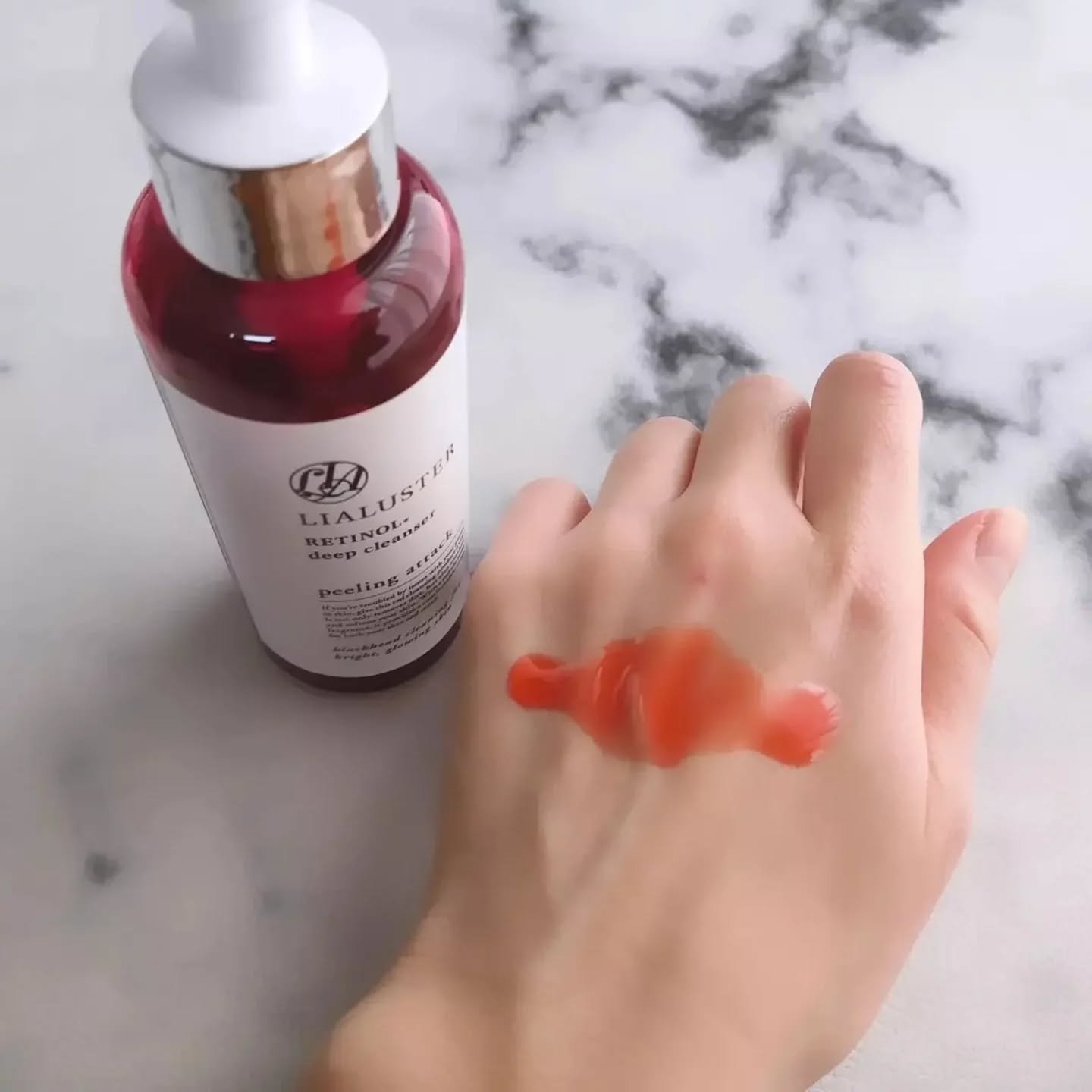 レチノールディープクレンザー/LIALUSTER/その他洗顔料を使ったクチコミ（3枚目）