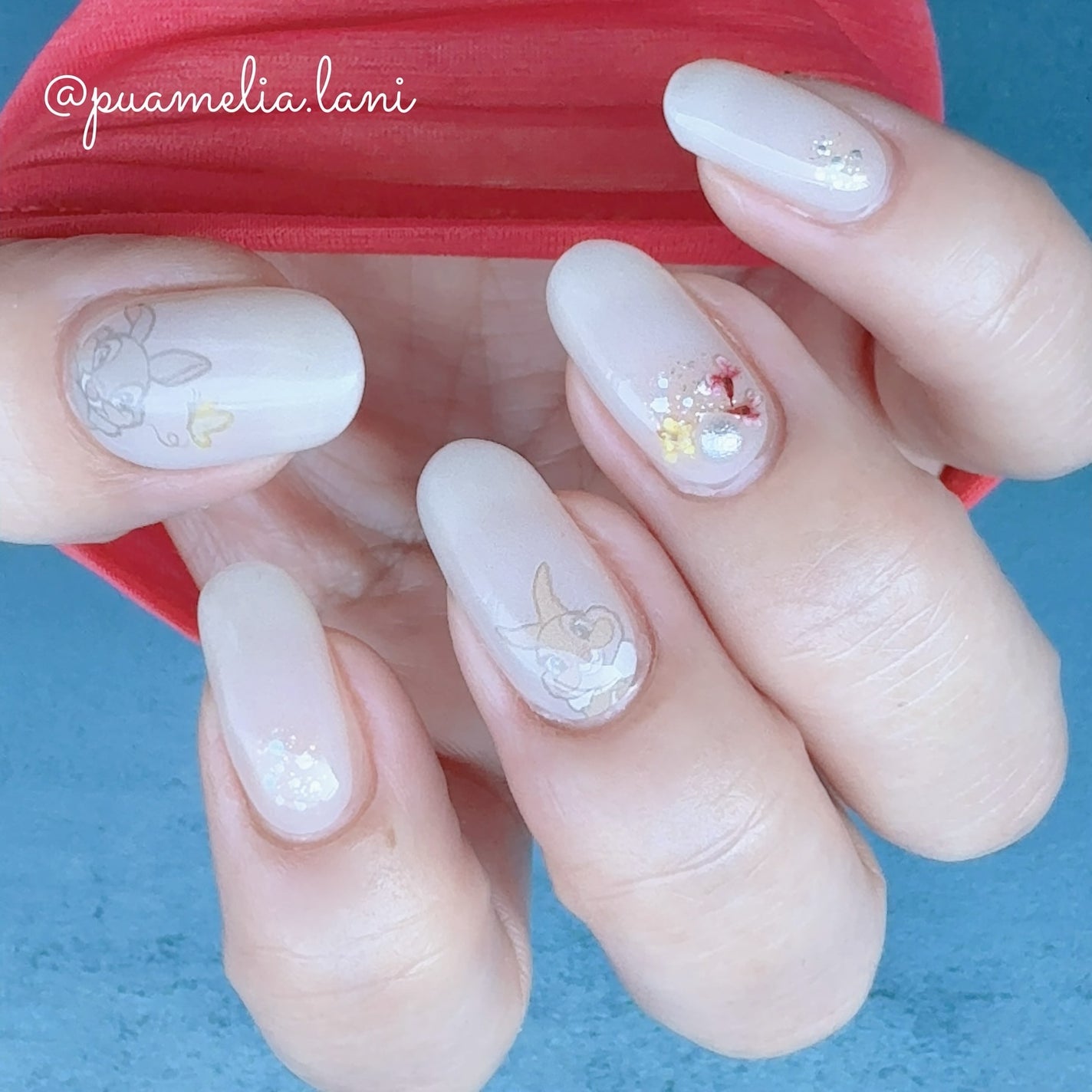 セミキュアジェルネイル(ハンド)/ohora/ネイルシールを使ったクチコミ(6枚目)